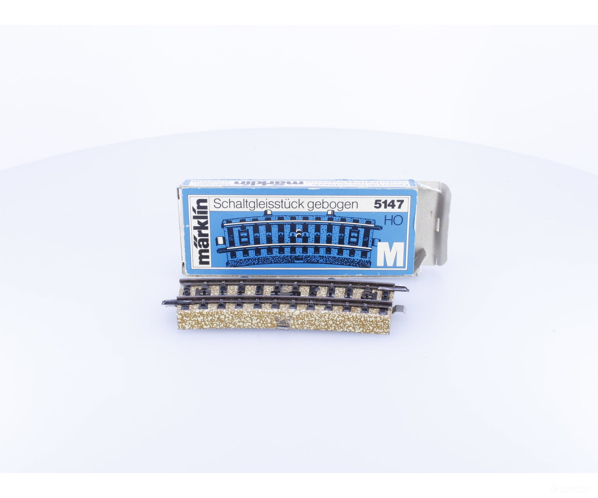 Marklin 5147 HO Curved Switch Section M Track (#2) - Track & Turnouts