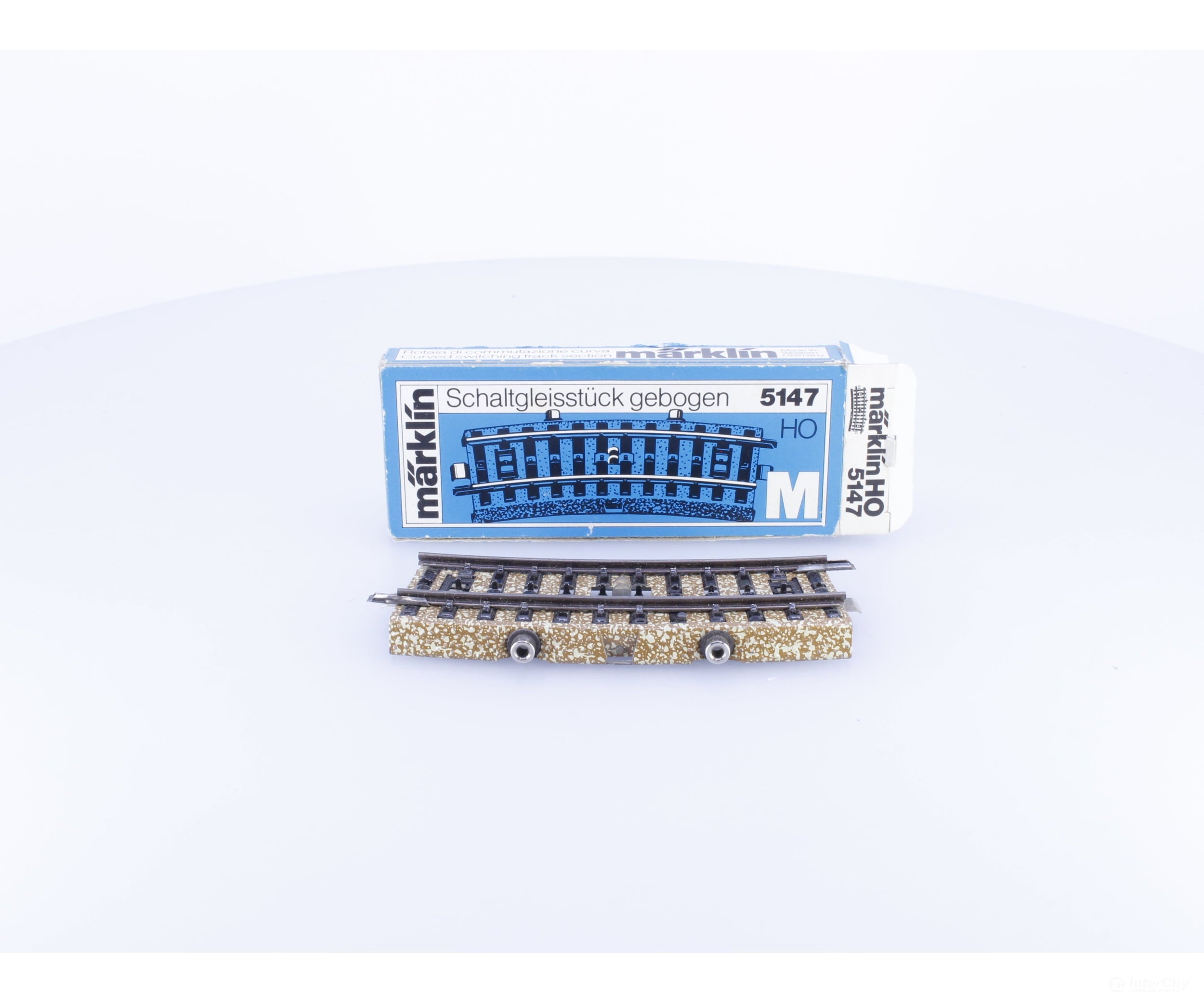 Marklin 5147 HO Curved Switch Section M Track (#2) - Track & Turnouts