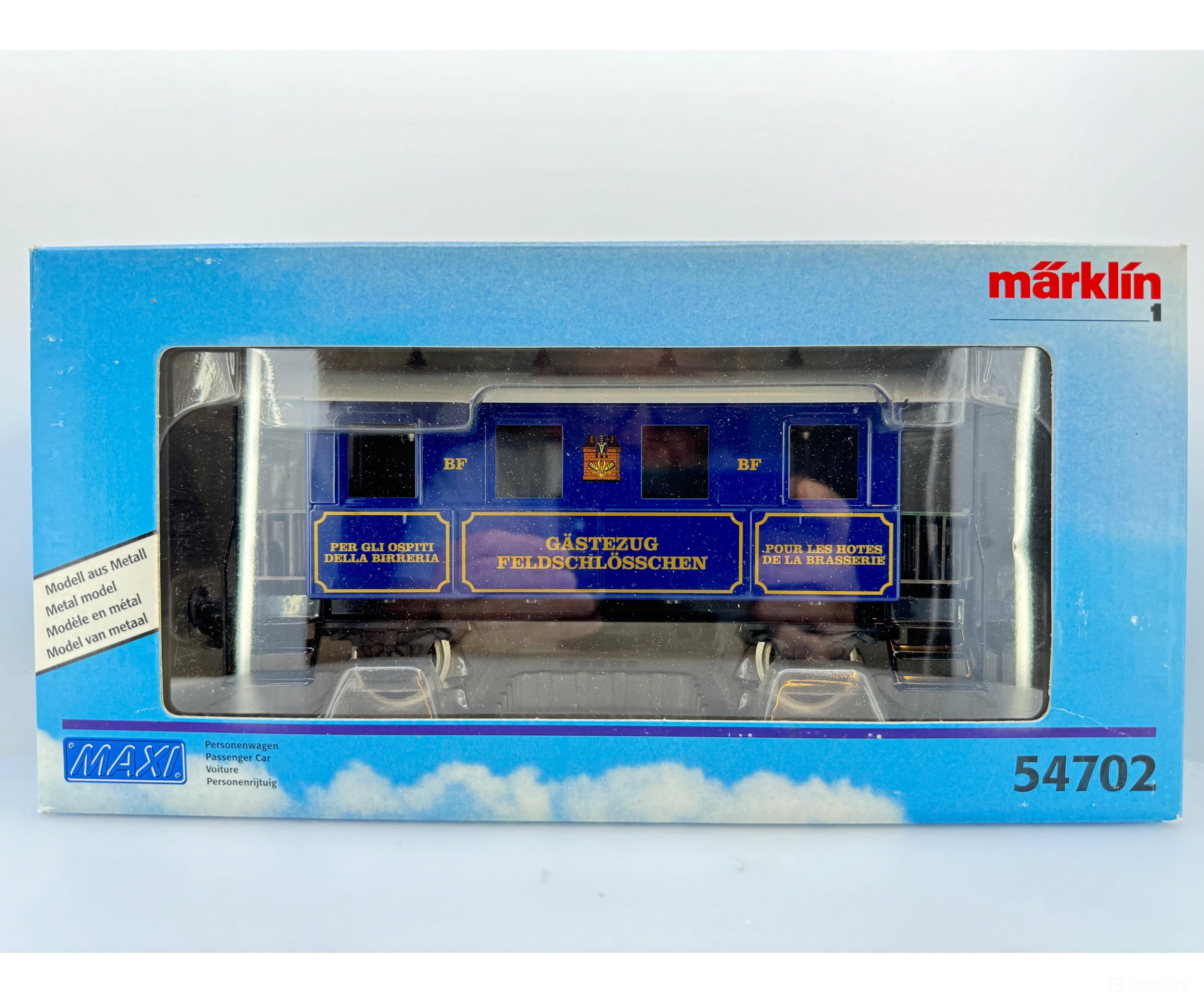 Marklin 54702 1 Rhb Passenger Car Feldschlosschen Bf European Freight Cars