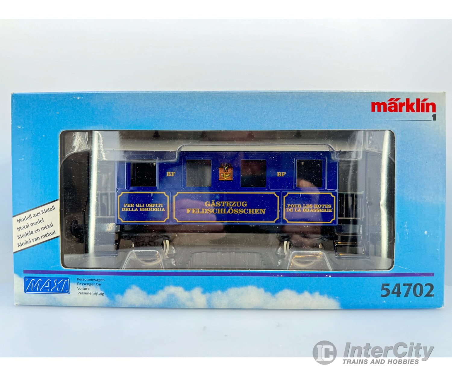 Marklin 54702 1 Rhb Passenger Car Feldschlosschen Bf European Freight Cars