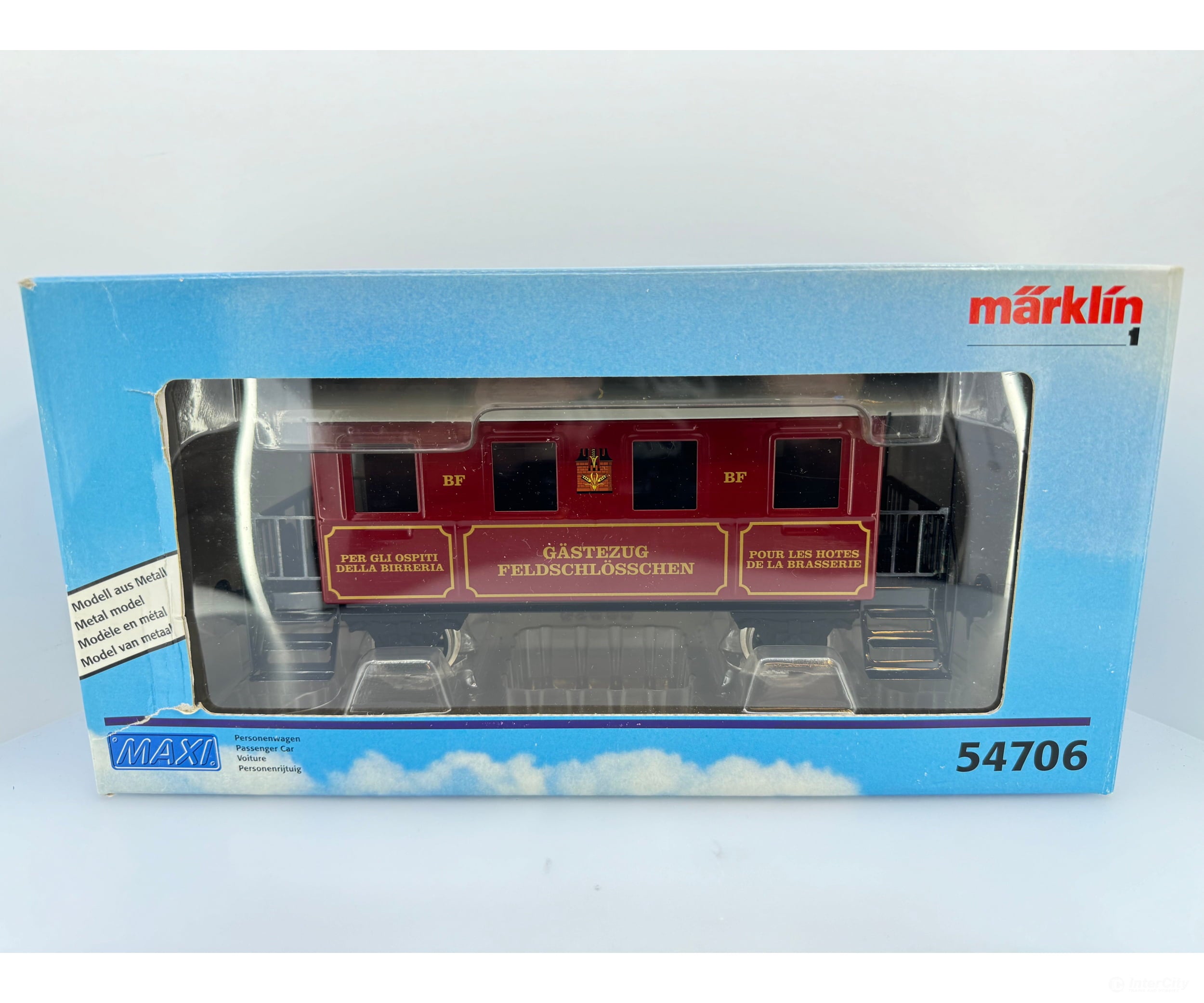 Marklin 54706 Sbb-Cff-Ffs Swiss Passenger Car -’Gastezug Feldschlosschen’ Bf European Cars