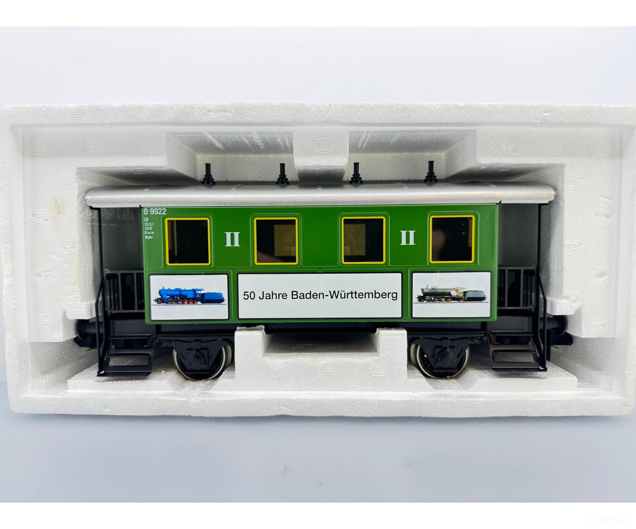 Marklin 54719 Kwste 2Nd Class Passenger Car 50 Year Baden-Wurttemberg 0 9922 European Cars