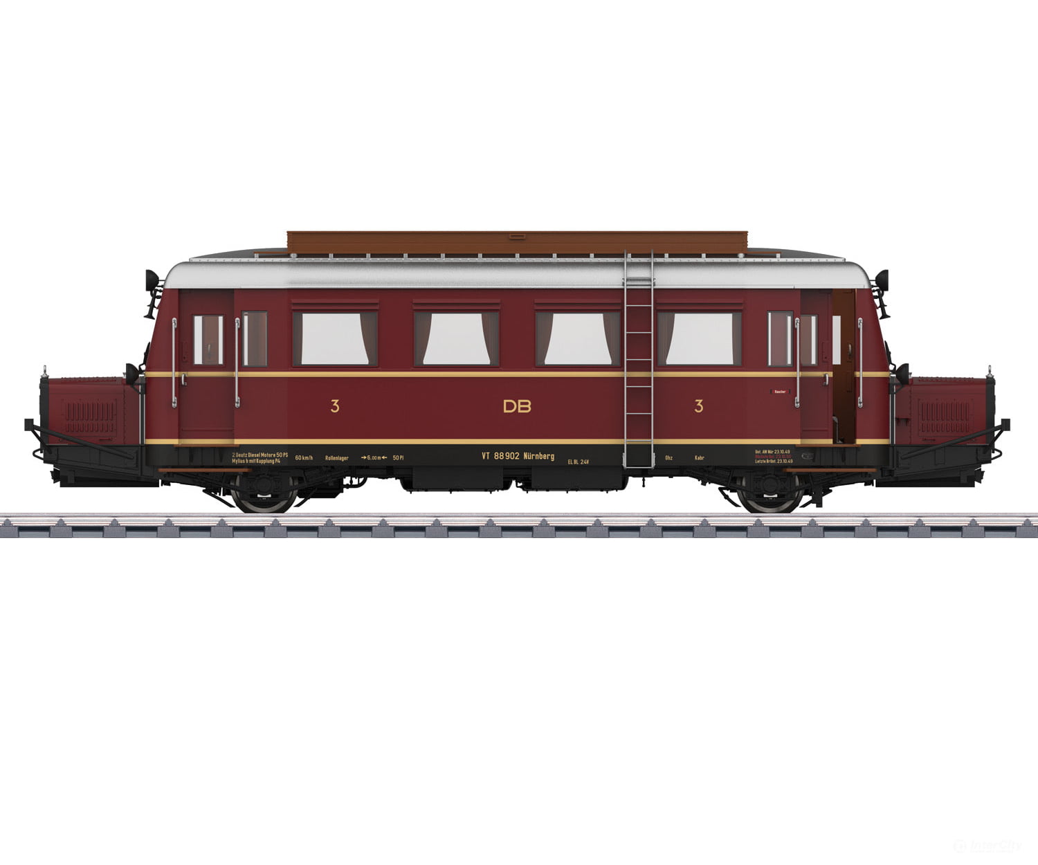 Marklin 55133 DB Class VT 88.9 Diesel Powered Rail Car - the "Pig's Snout" - Default Title (IC-MARK-55133)