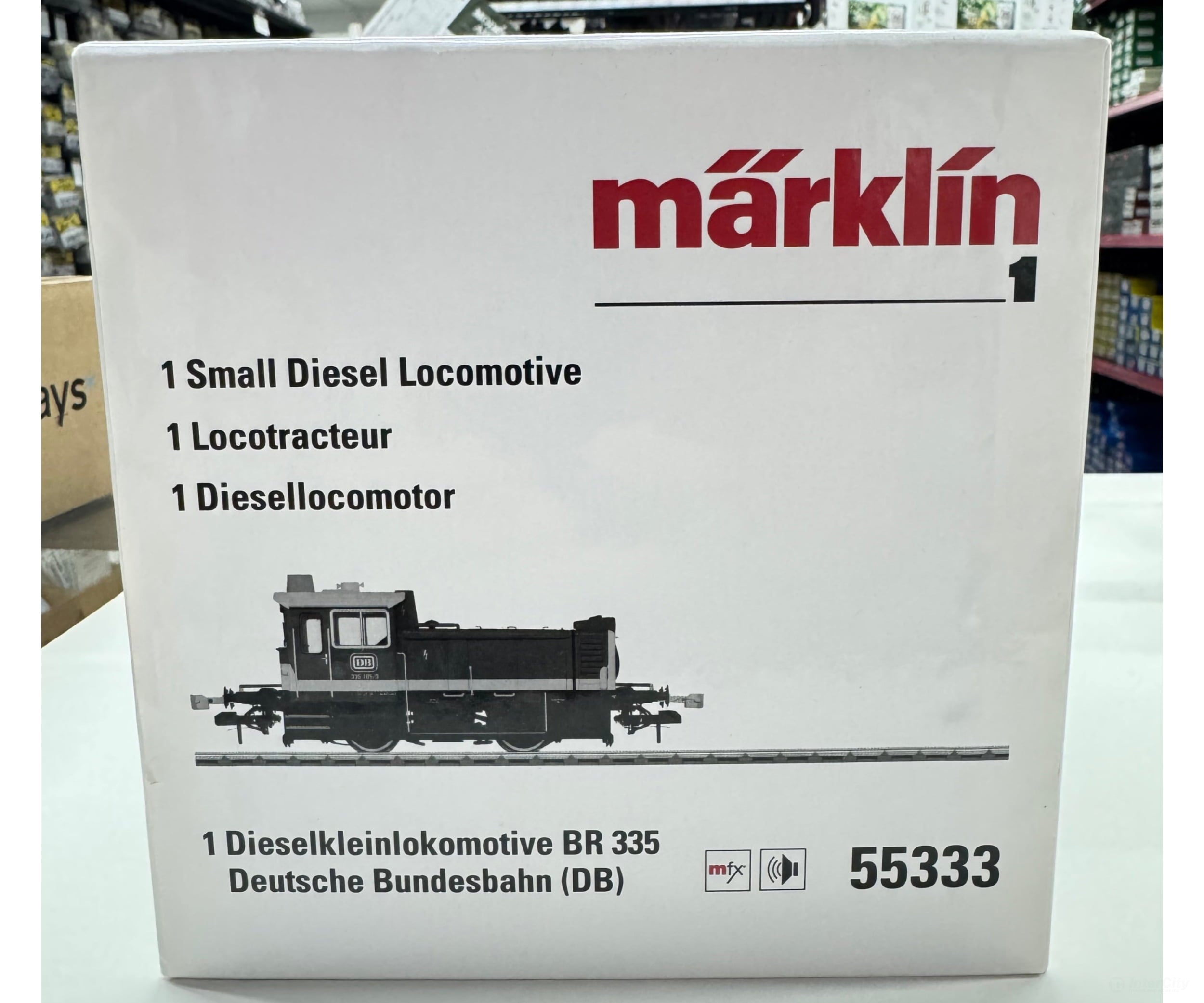 Marklin 55333 1-Gauge DB Class 335 (Kof III) Small Diesel Shunting Locomotive - MFX Digital Sound European Locomotives