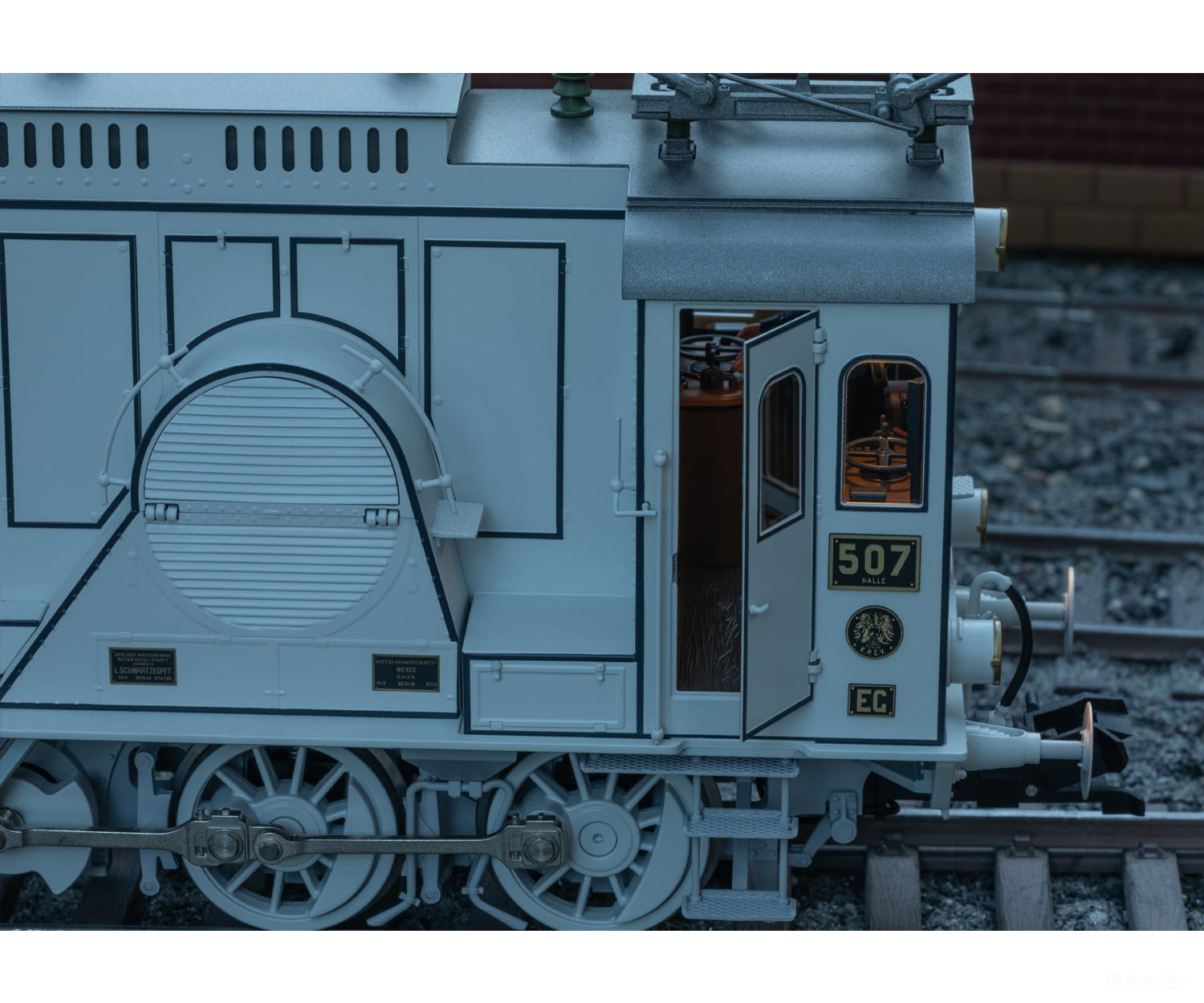 Marklin 55506 1 KPEV Class EG 507 Freight Train Electric Locomotive with Photographic Gray Paint MFX Digital Sound