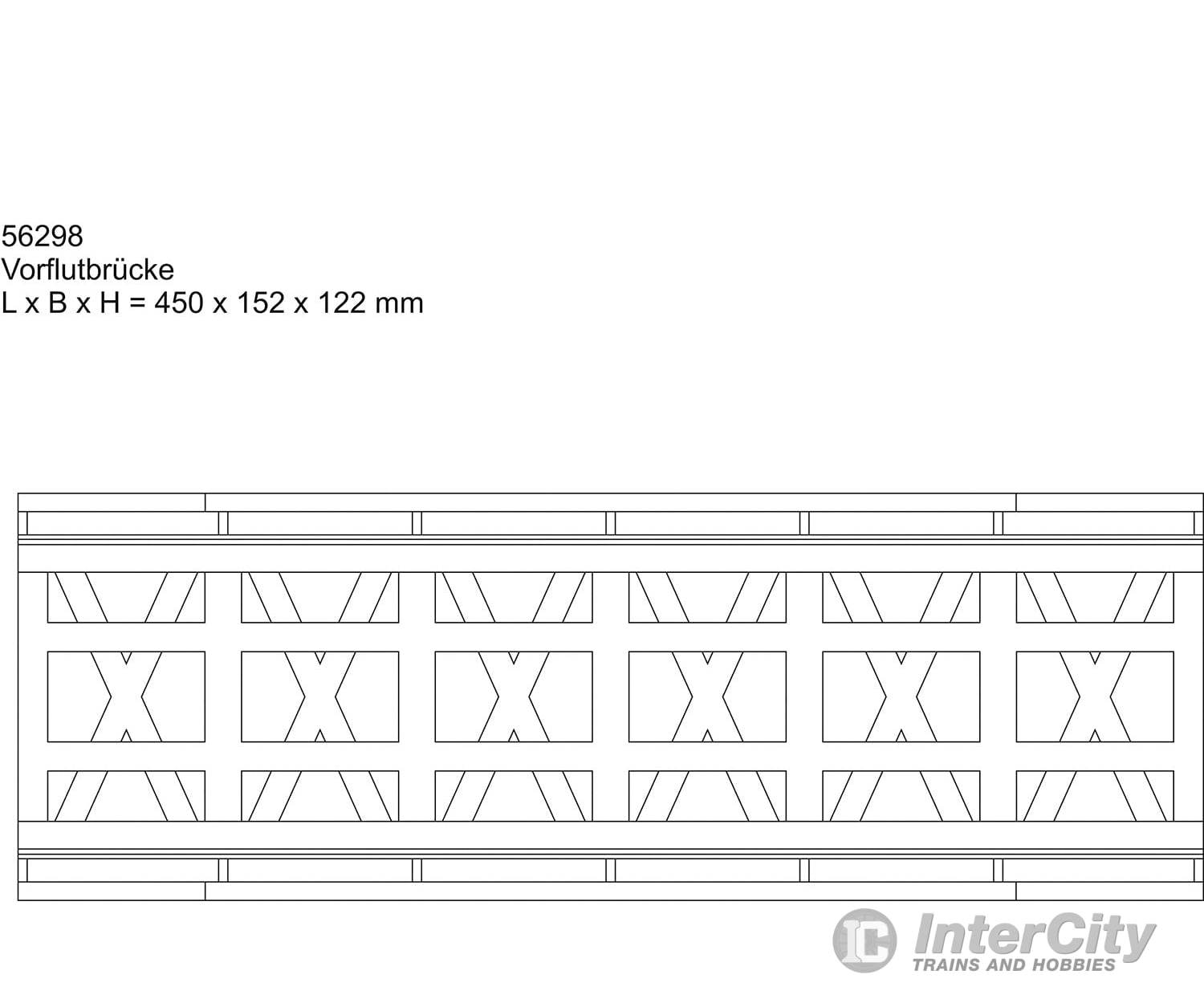Marklin 56298 Single Track Truss Bridge Building Kit - Default Title (IC-MARK-56298)