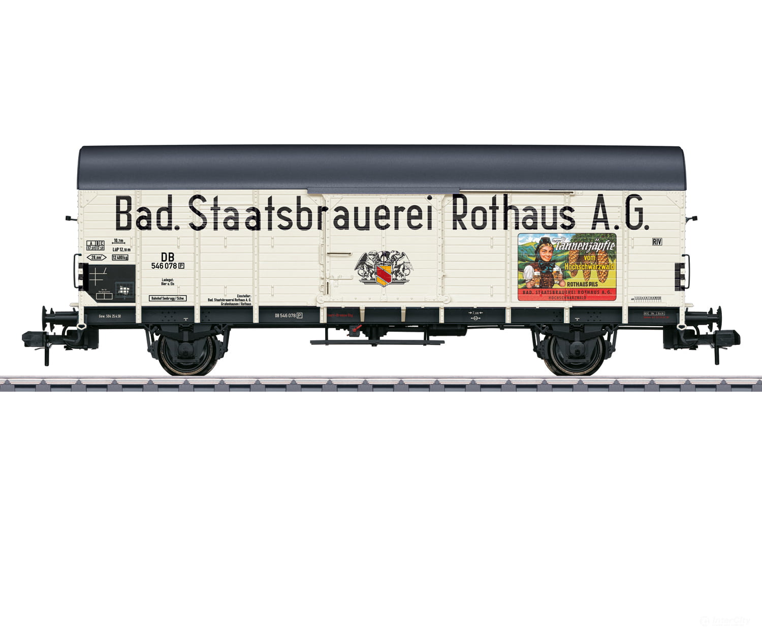 Marklin 58837 1 DB Type GL 11 Boxcar ’Tannenzäpfle’ European Freight Cars