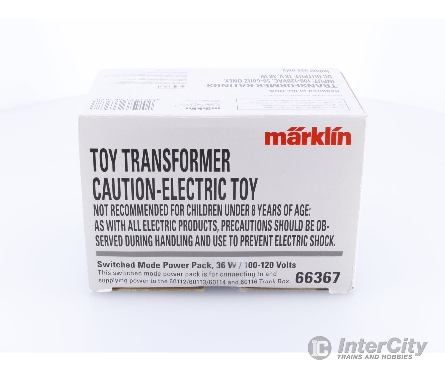 Marklin 66367 HO Transformer 36VA 110V (#1) Analog Throttles & Power