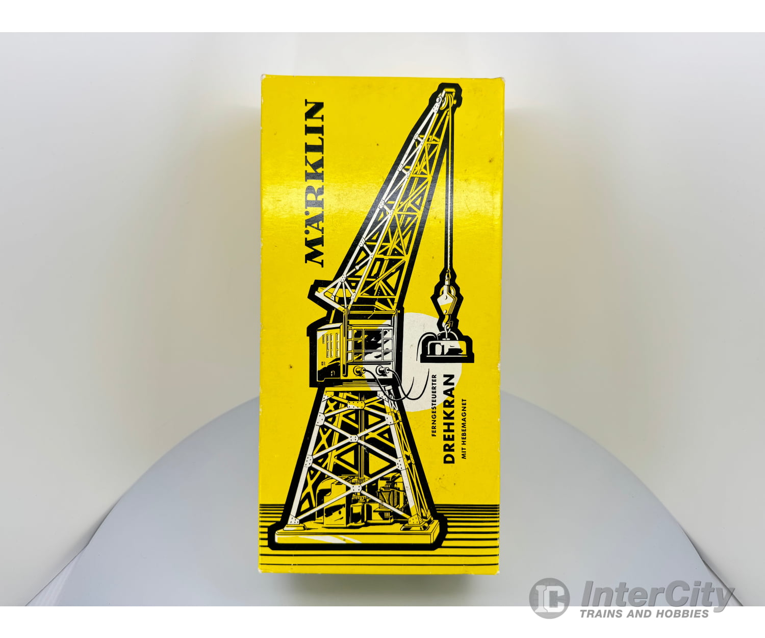 Marklin 7051 Ho Electric Crane With Magnet Yellow Box 1949-1954 Db (Germany) Structures