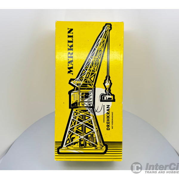 Marklin 7051 HO Electric Crane with Magnet Yellow Box 1949-1954 DB (Ge