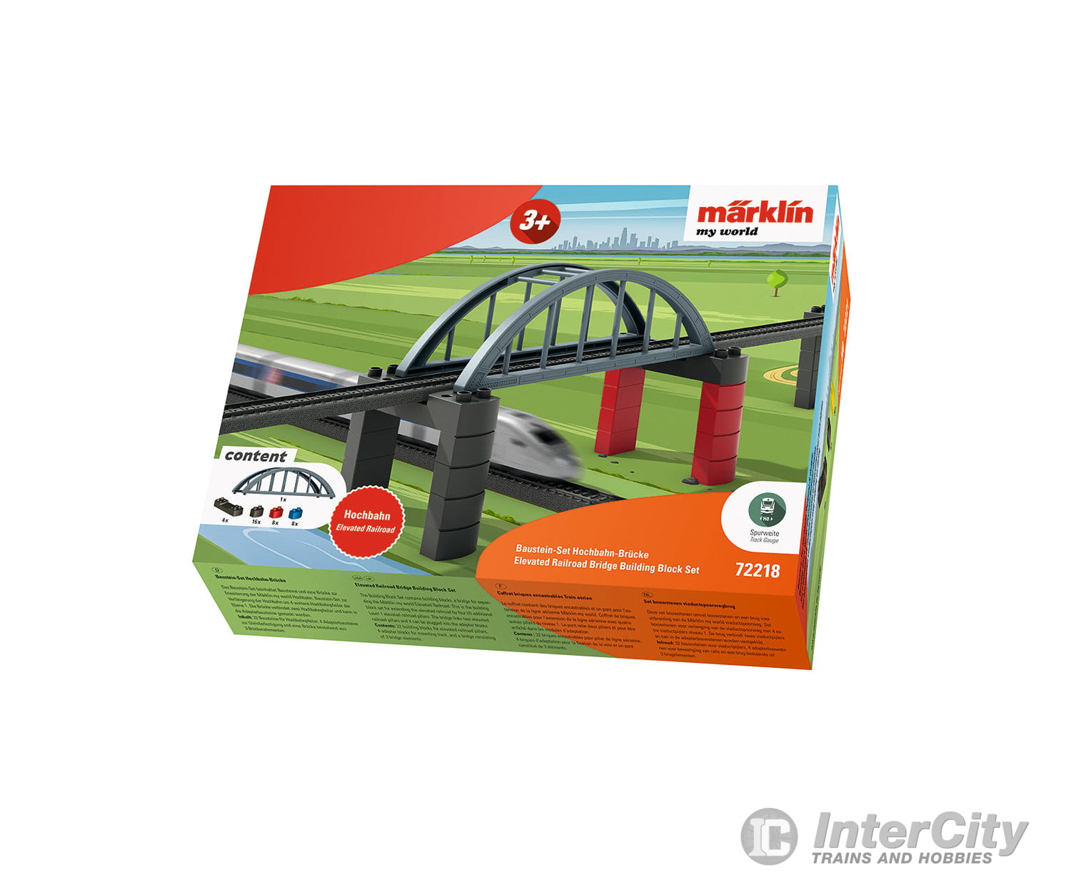 Marklin 72218 Marklin my world - Elevated Railroad Bridge Building Block Set - Default Title (IC-MARK-72218)