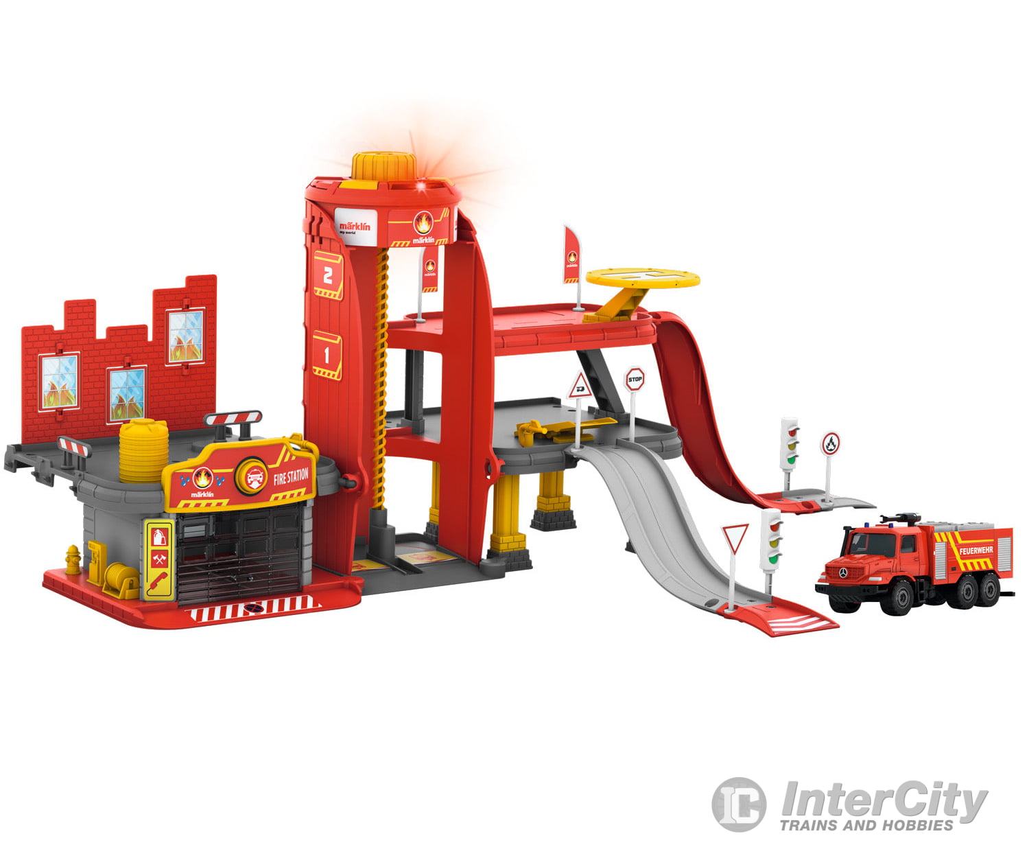 Marklin 72219 Marklin my world - Fire Station with Light and Sound Function - Default Title (IC-MARK-72219)