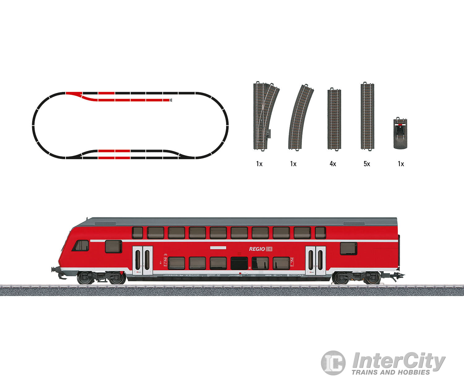Marklin 78479 DB AG "Regional Express" Theme Extension Set - Default Title (IC-MARK-78479)