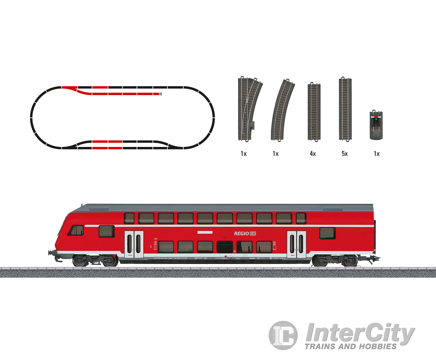 Marklin 78479 DB AG "Regional Express" Theme Extension Set - Default Title (IC-MARK-78479)