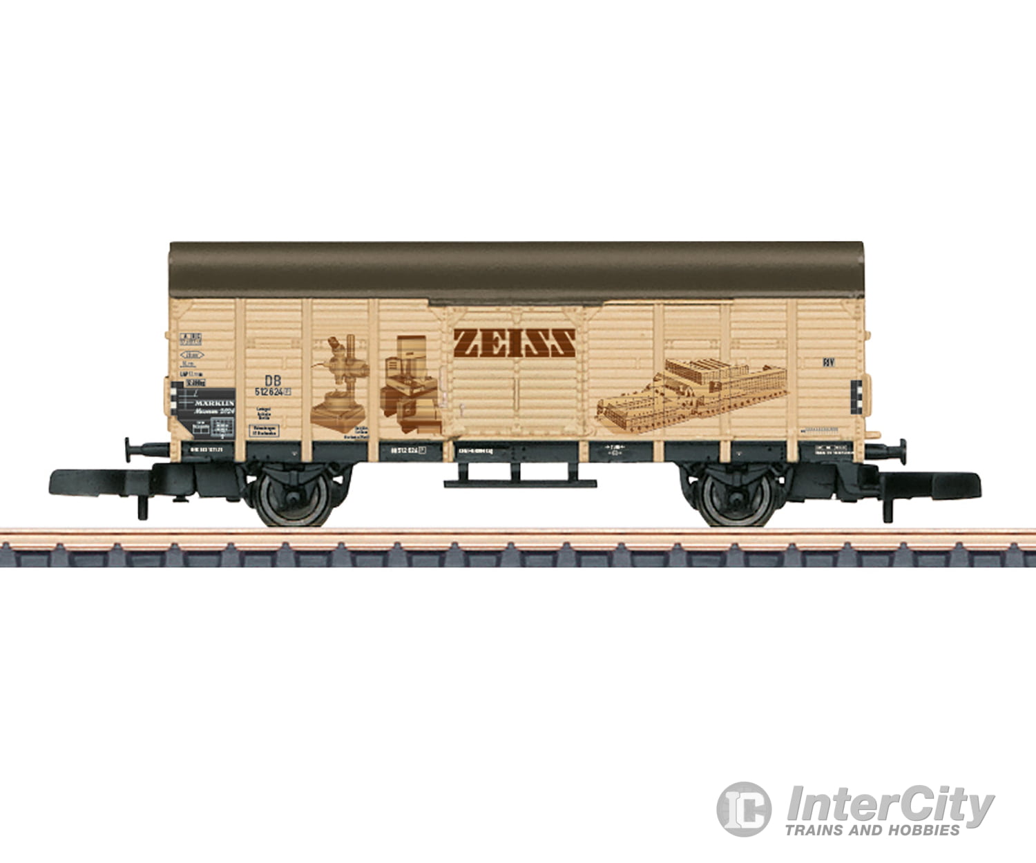 Marklin 80035 Db Z Gauge Museum Car For 2024 ’Zeiss’ In Collector Tin European Freight Cars