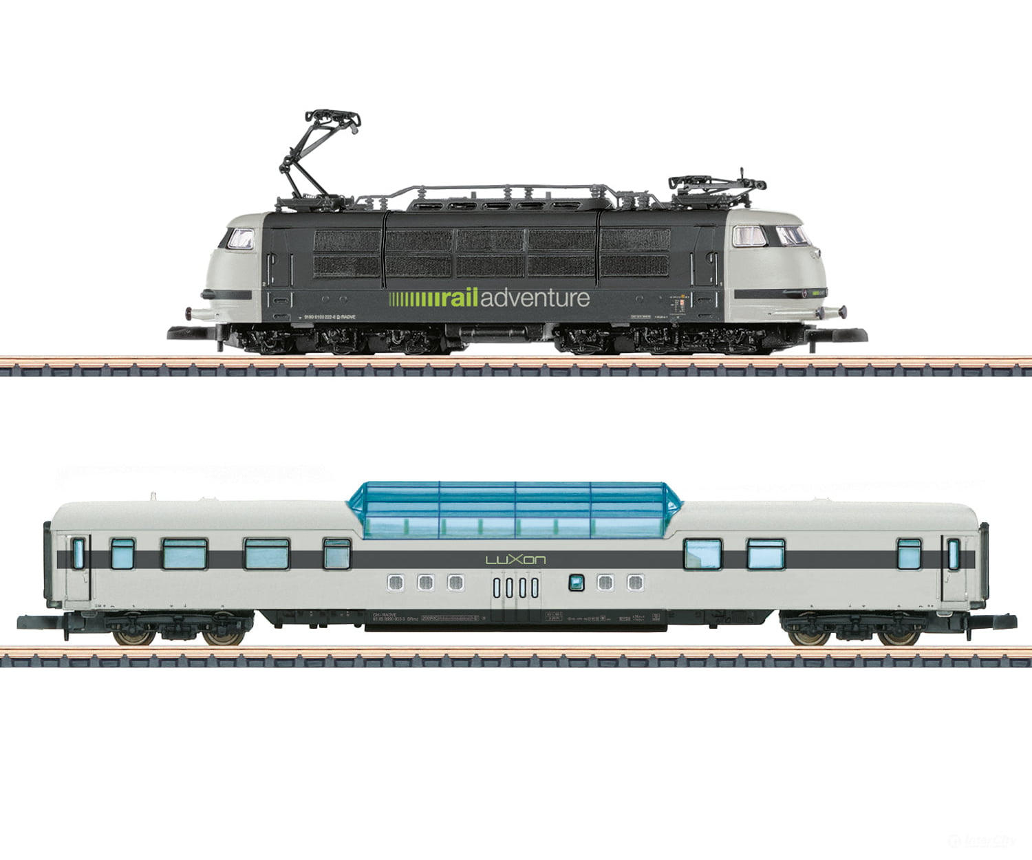 Marklin 81283 Z ’Luxon’ Train Set with Class 103 European Locomotives