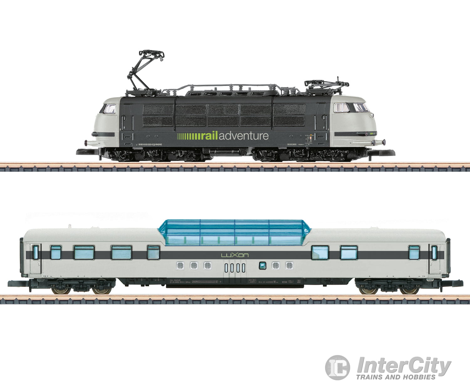 Marklin 81283 Z ’Luxon’ Train Set with Class 103 European Locomotives