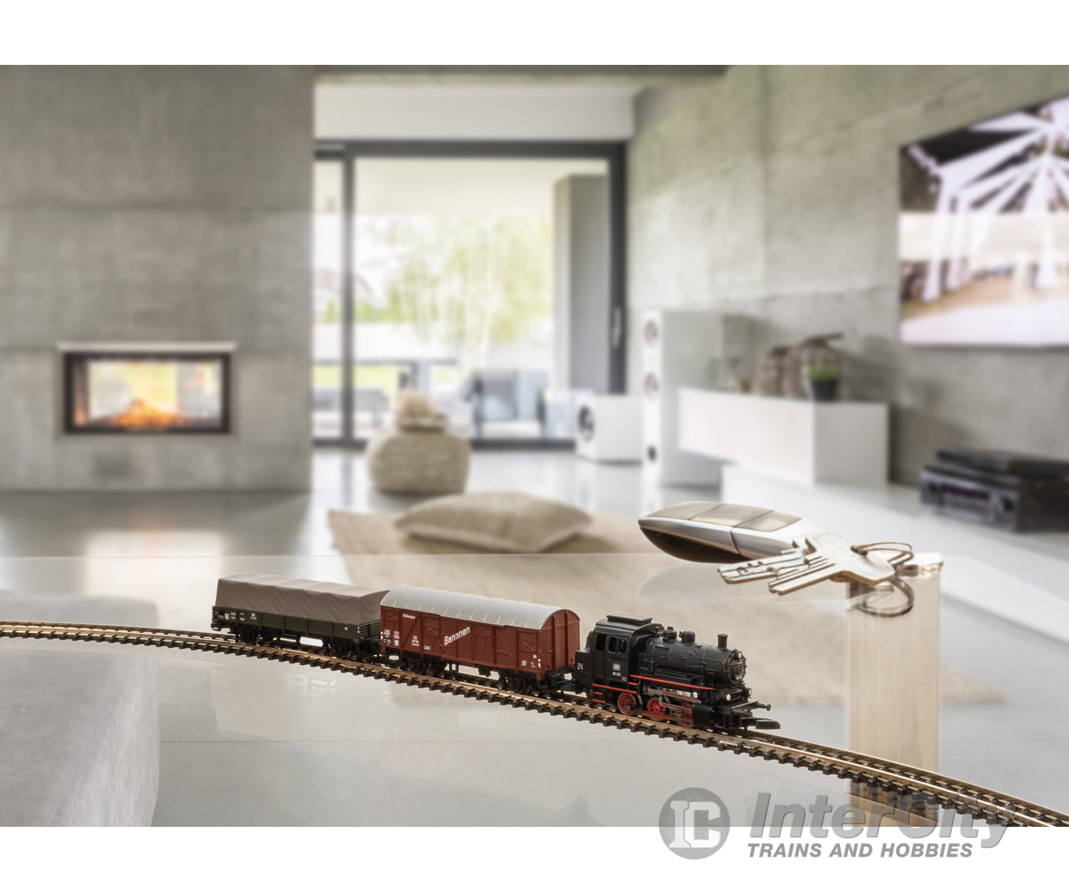 Marklin 81701 DB "Freight Train" Starter Set with a Class 89 Steam Locomotive, and Oval of Track, a Locomotive Controller, and a Power Supply - Default Title (IC-MARK-81701)