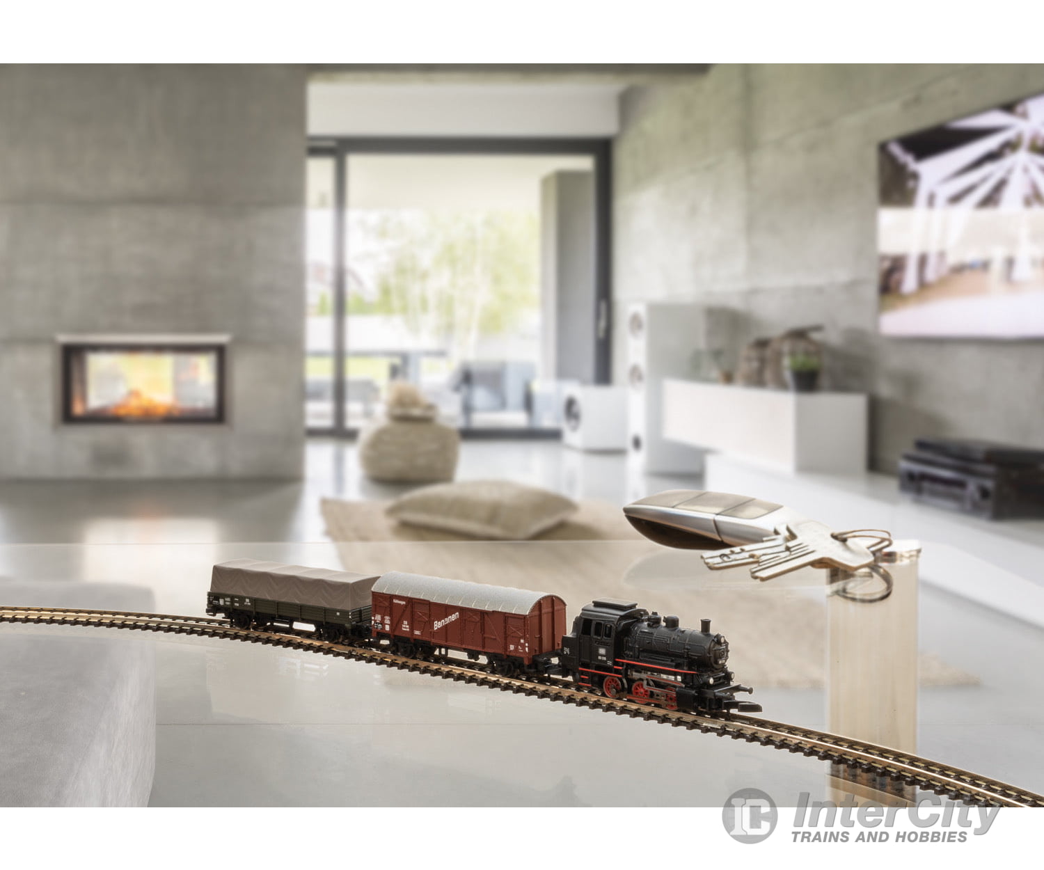 Marklin 81701 DB "Freight Train" Starter Set with a Class 89 Steam Locomotive, and Oval of Track, a Locomotive Controller, and a Power Supply - Default Title (IC-MARK-81701)