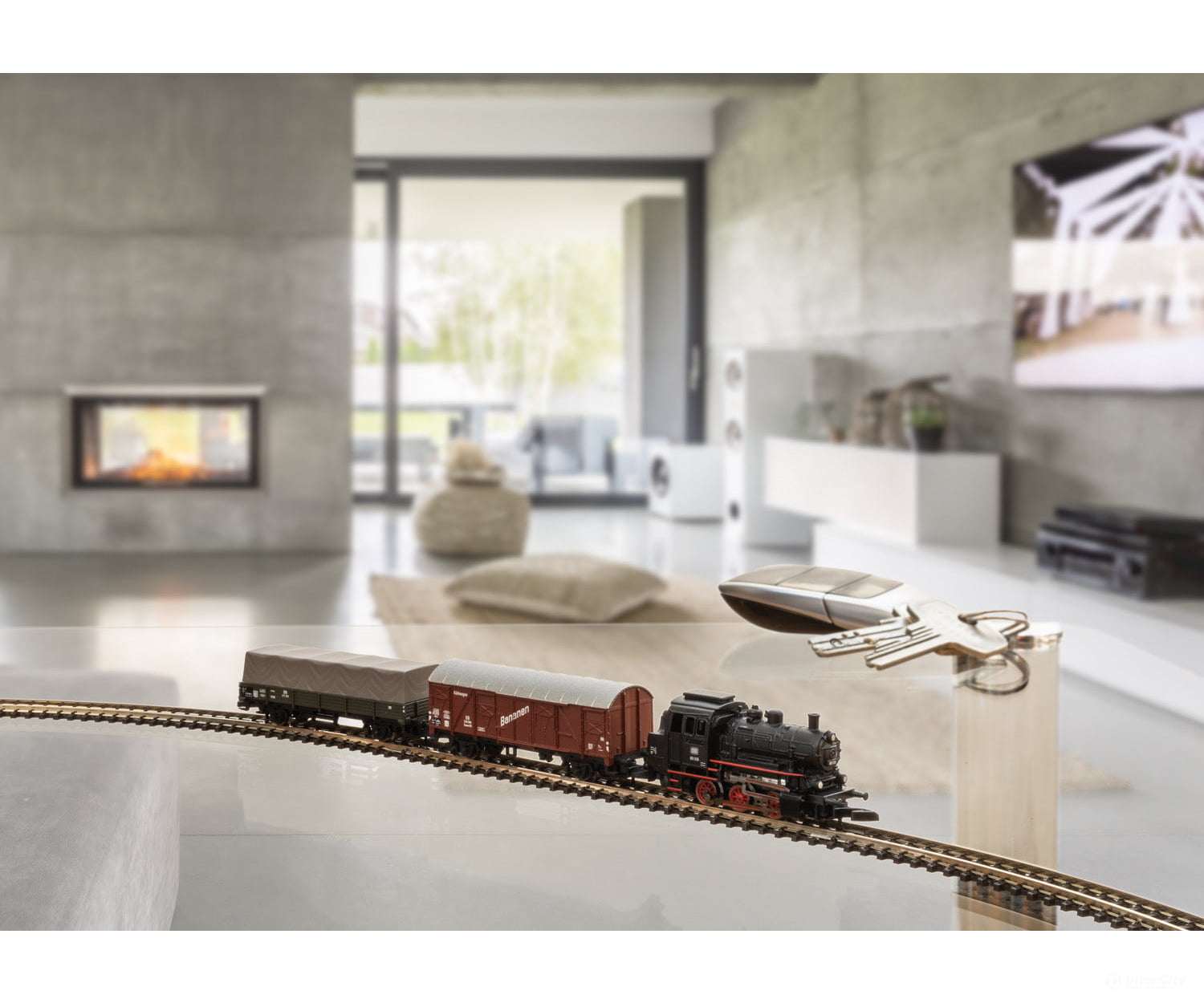 Marklin 81701 DB "Freight Train" Starter Set with a Class 89 Steam Locomotive, and Oval of Track, a Locomotive Controller, and a Power Supply - Default Title (IC-MARK-81701)