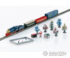 Marklin 81846 Christmas Starter Set. Exclusively for the USA 120 Volts. Steam Freight Train with an Oval of Track - Default Title (IC-MARK-81846)