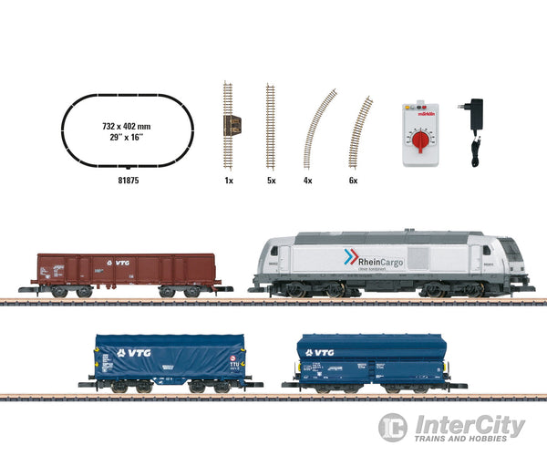 Marklin 81875 Modern Freight Service Starter Set with a Class 285 Diesel Locomotive - Default Title (IC-MARK-81875)