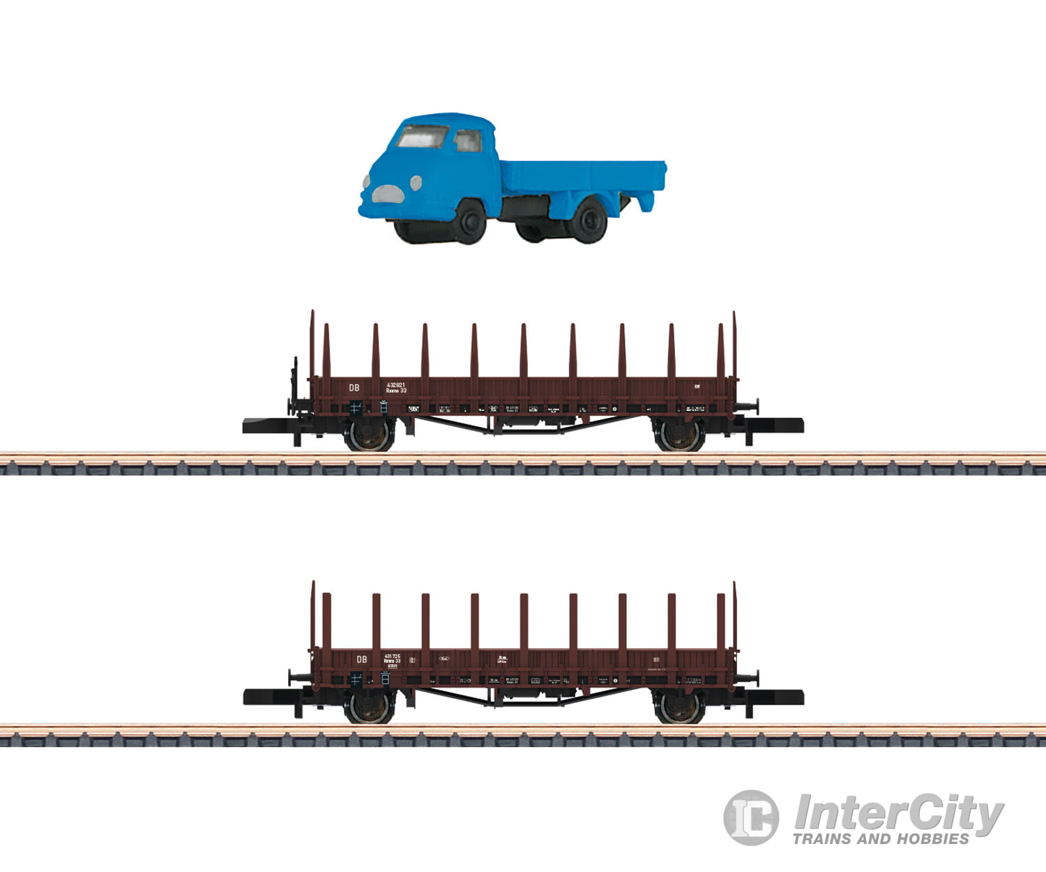 Marklin 82132 DB Type Rmms 33 Stake Car Set - Default Title (IC-MARK-82132)