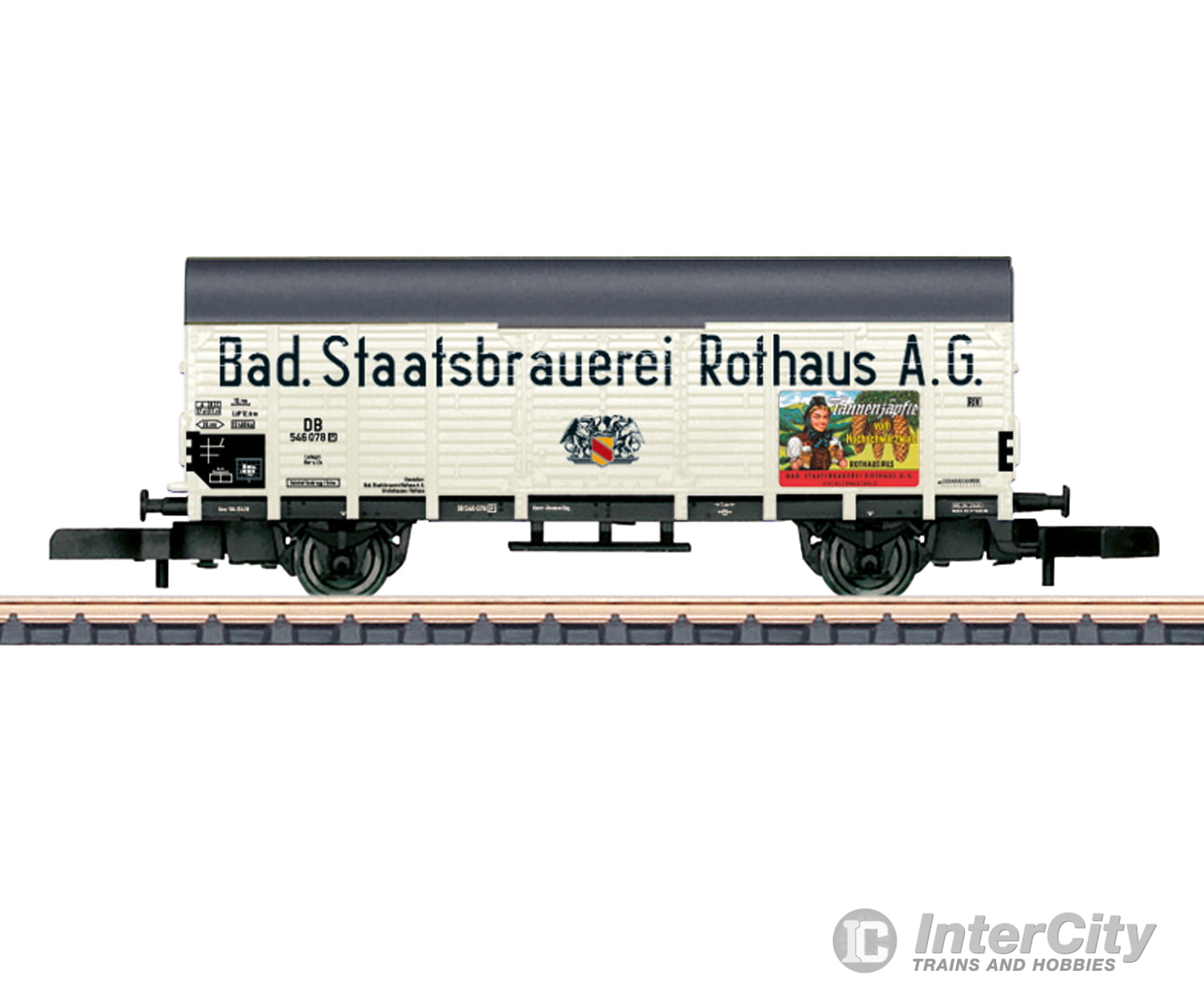 Marklin 82260 Z DB Type GL 11 Boxcar ’Tannenzäpfle’ European Freight Cars