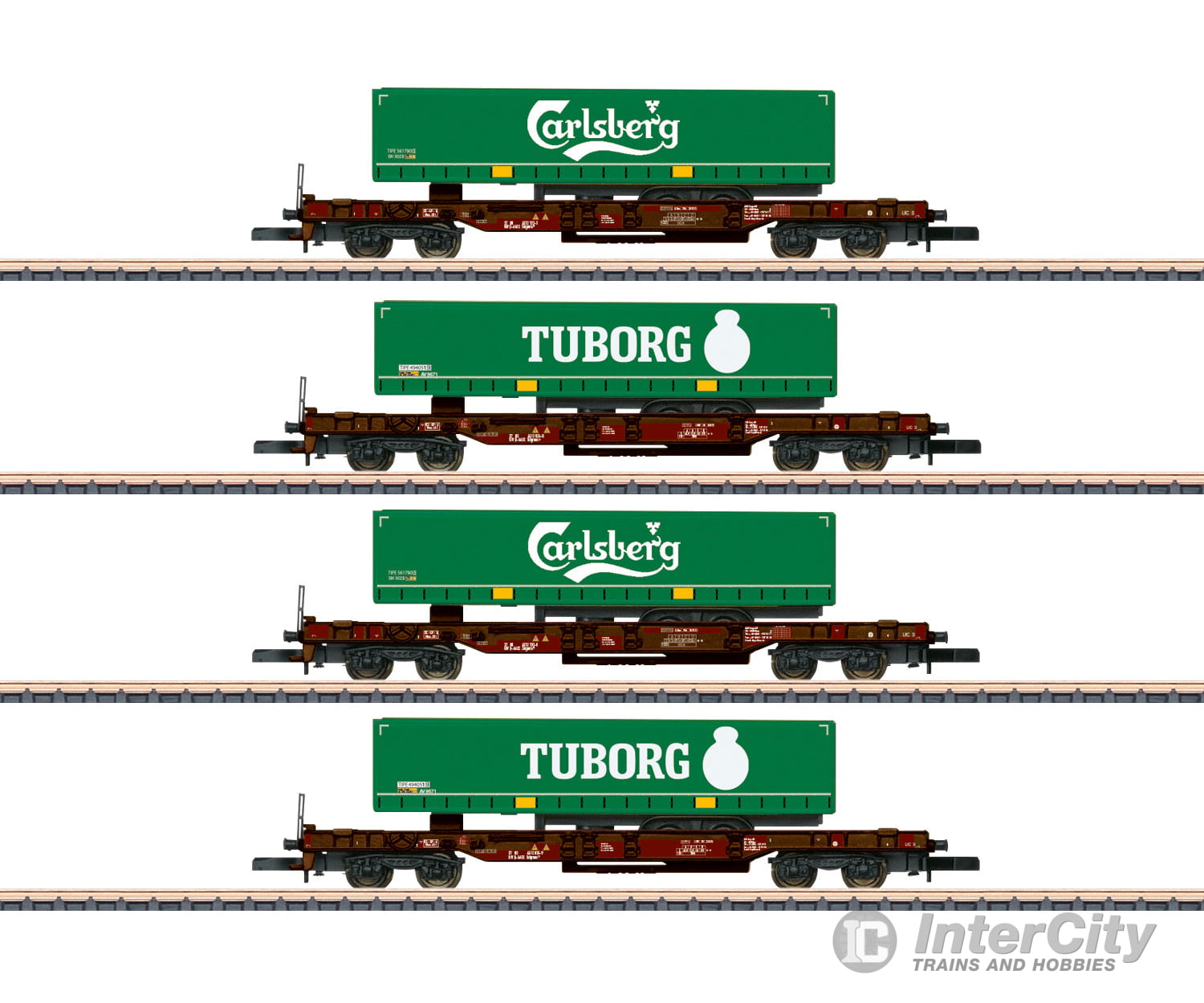 Marklin 82290 Deep-Well Flat Car Set - Default Title (IC-MARK-82290)