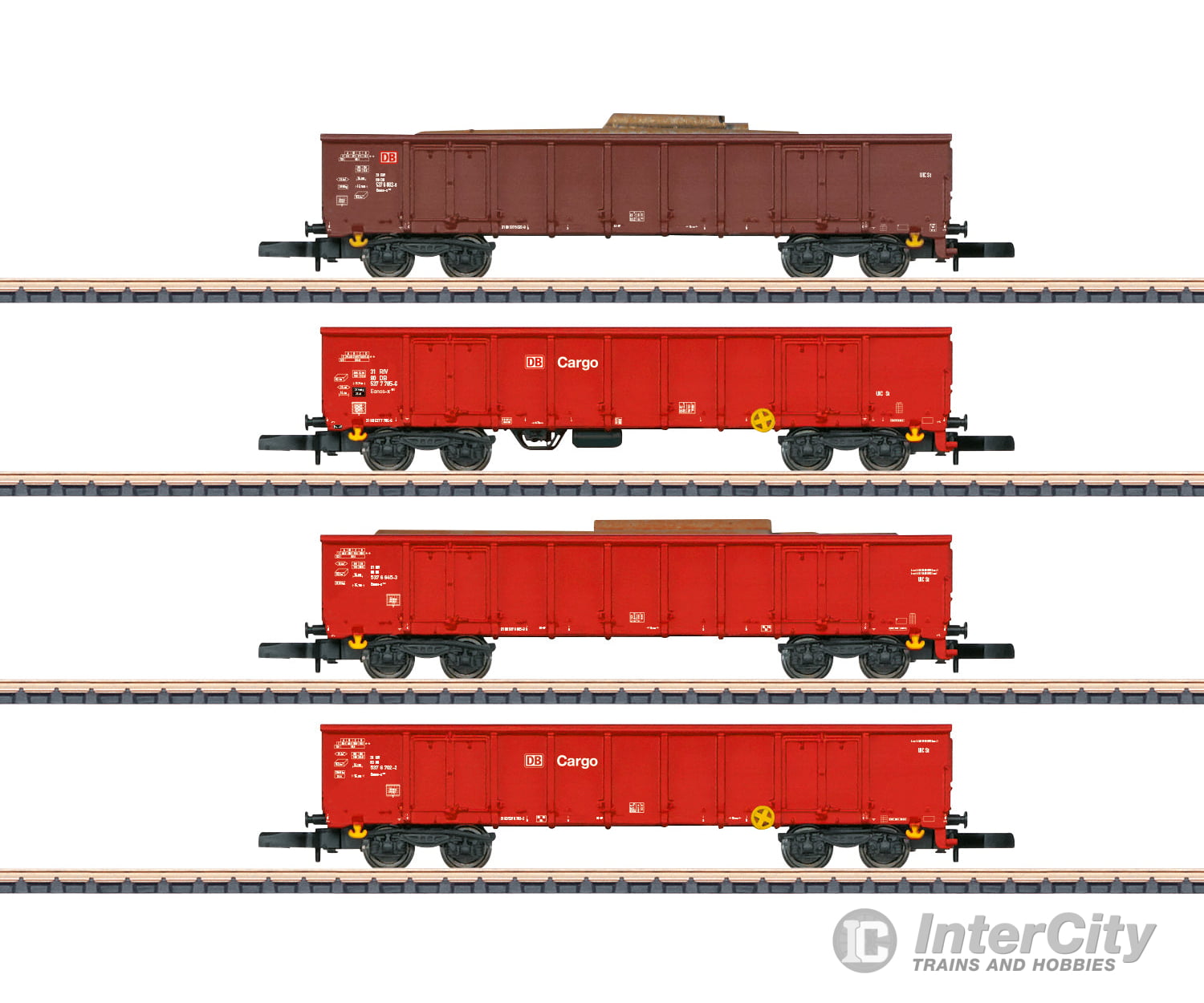 Marklin 82542 Z Db Ag Type Eanos High-Side Gondola Set European Freight Cars