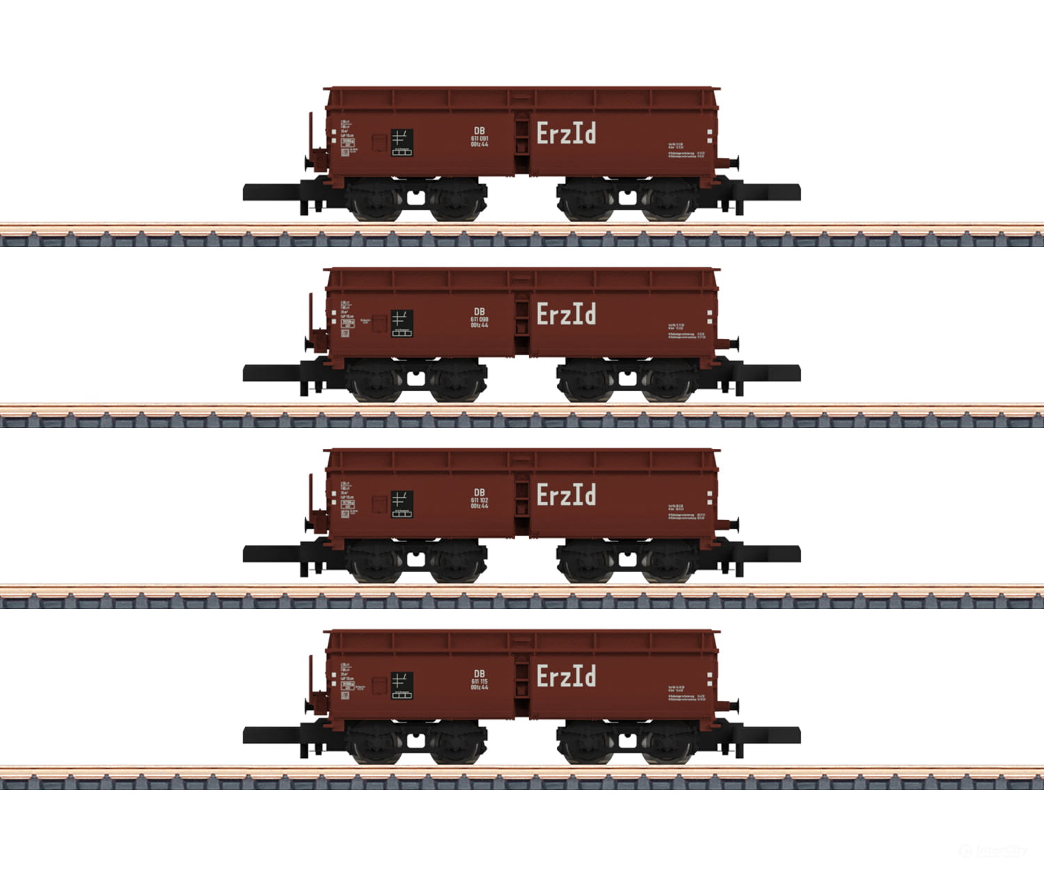 Marklin 82710 Z DB Type OOtz 44 Hopper Car Set European Freight Cars