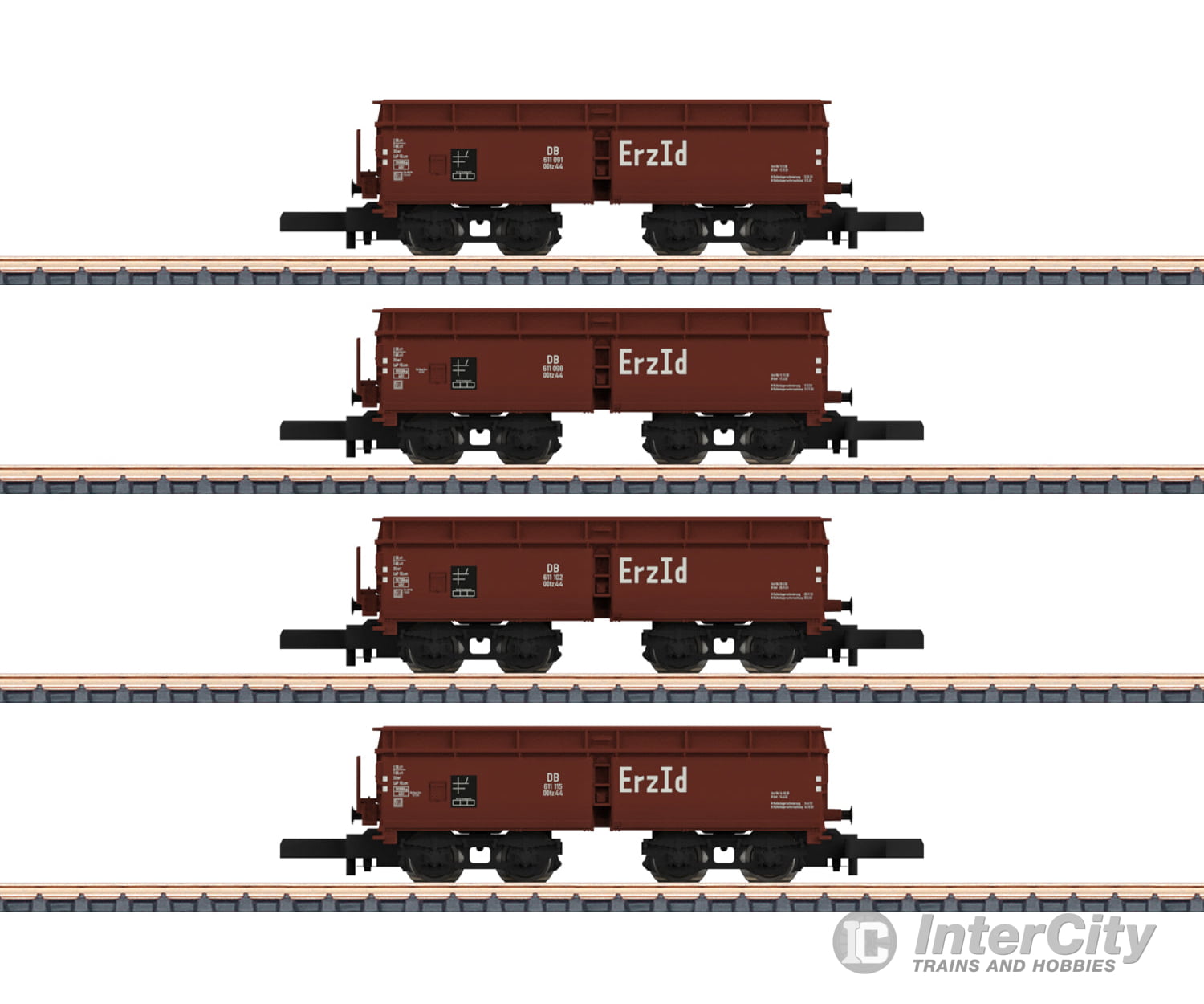 Marklin 82710 Z DB Type OOtz 44 Hopper Car Set European Freight Cars