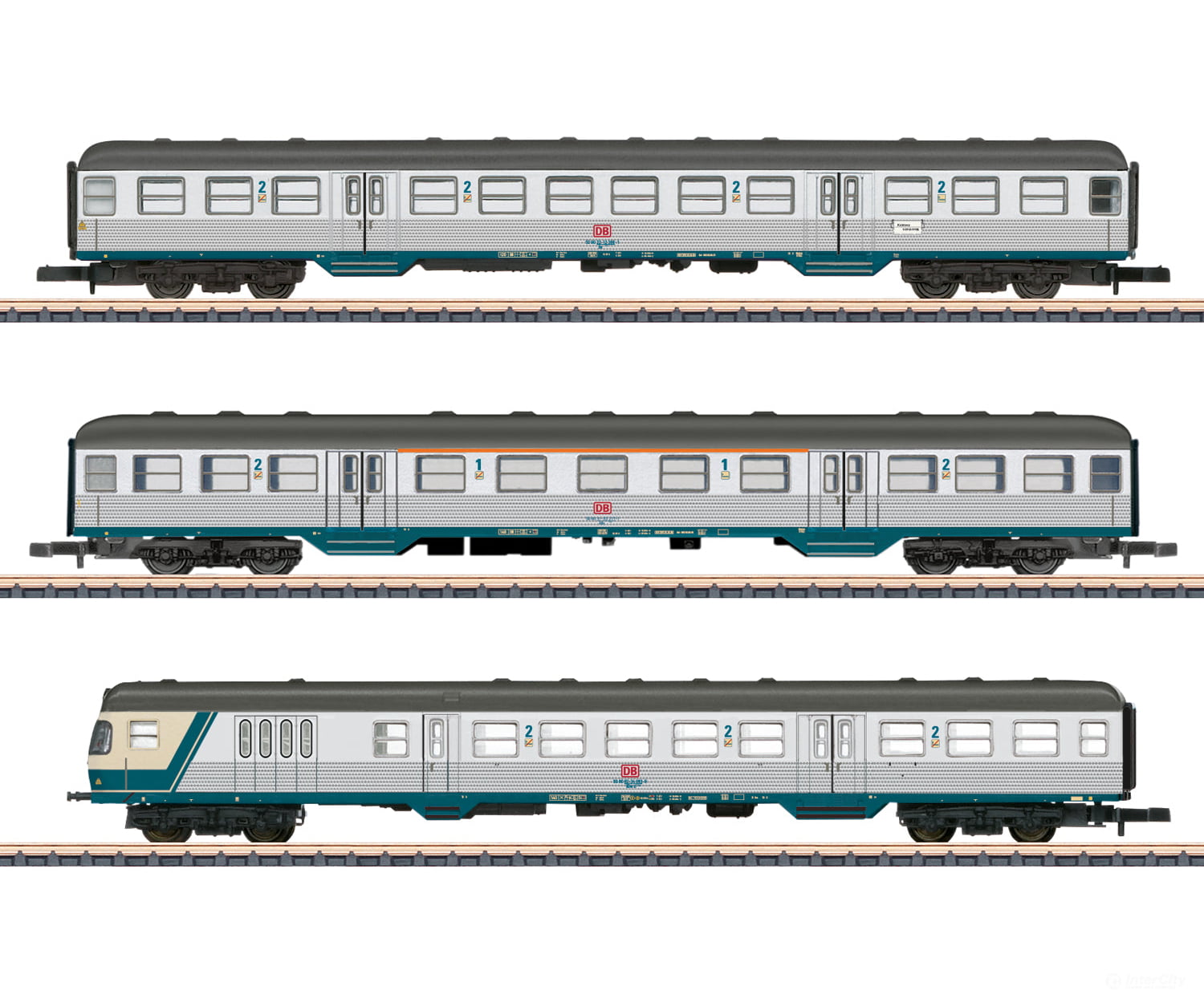 Marklin 87183 Z Passenger Car Set ’Karlsruhe End’ European Passenger Cars