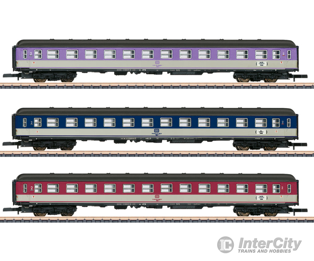 Marklin 87402 DB "Pop Cars" Express Train Passenger Car Set - Default Title (IC-MARK-87402)