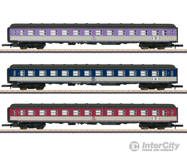 Marklin 87402 DB "Pop Cars" Express Train Passenger Car Set - Default Title (IC-MARK-87402)