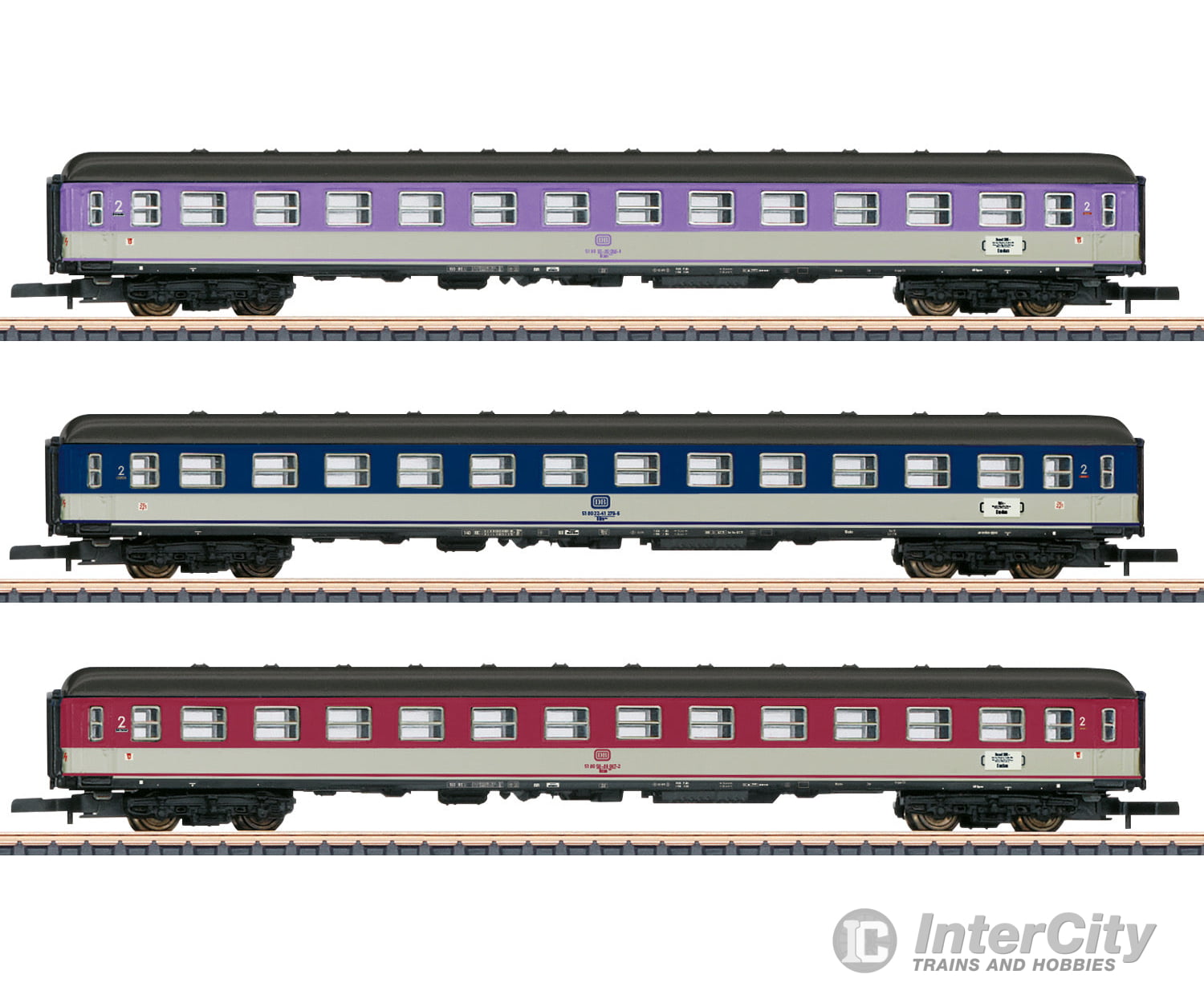 Marklin 87402 DB "Pop Cars" Express Train Passenger Car Set - Default Title (IC-MARK-87402)