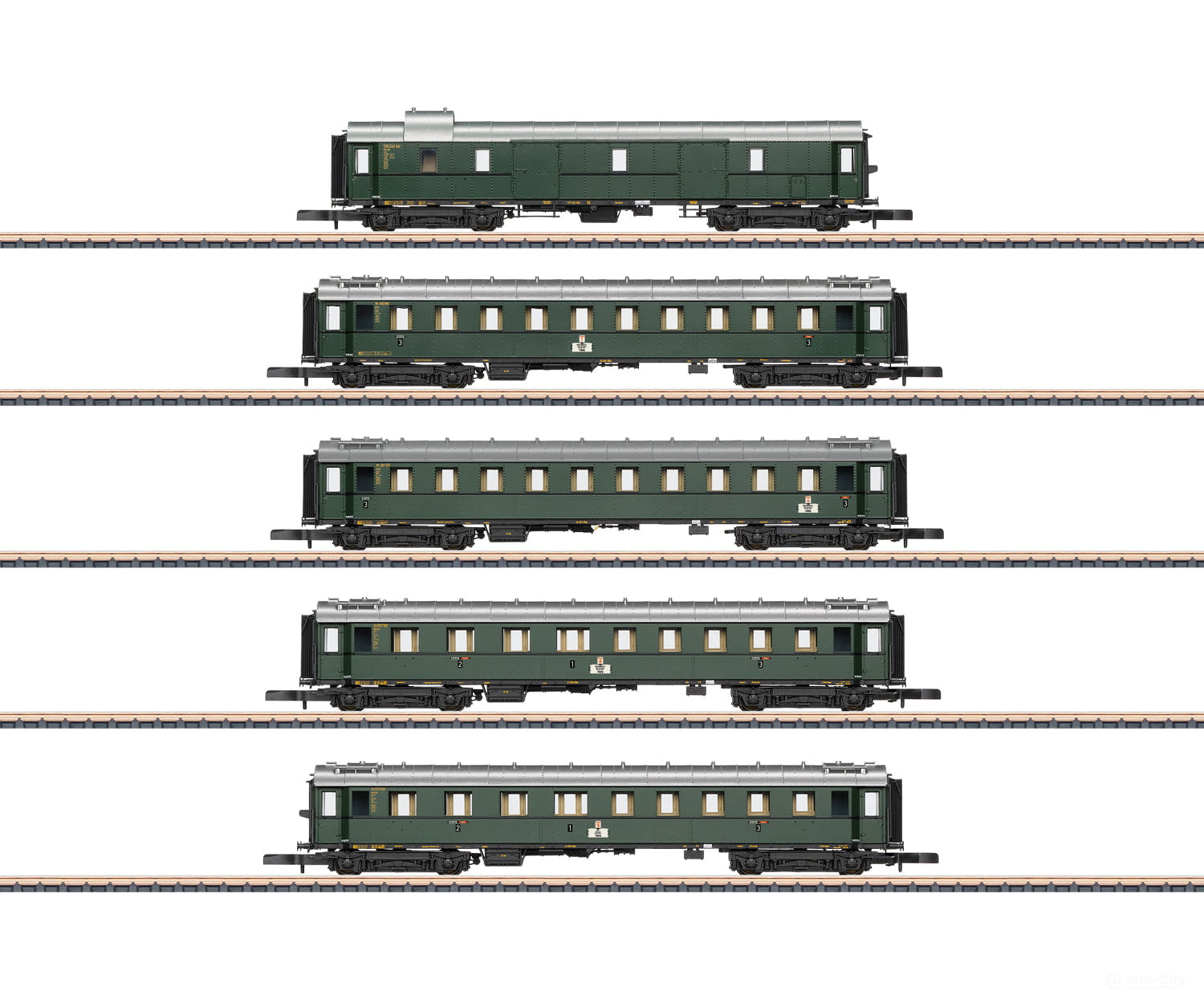 Marklin 87620 Z Db Standard Design 1928 To 1930 Express Train Car Set European Passenger Cars