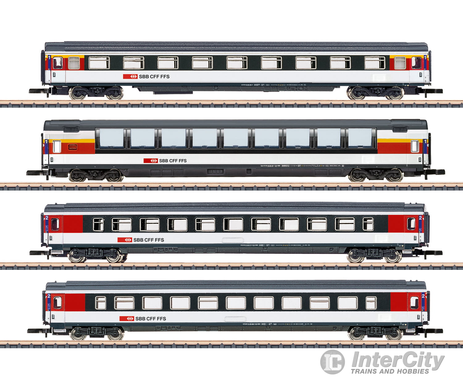 Marklin 87663 Z Sbb Type Ew Iv Passenger Car Set European Cars