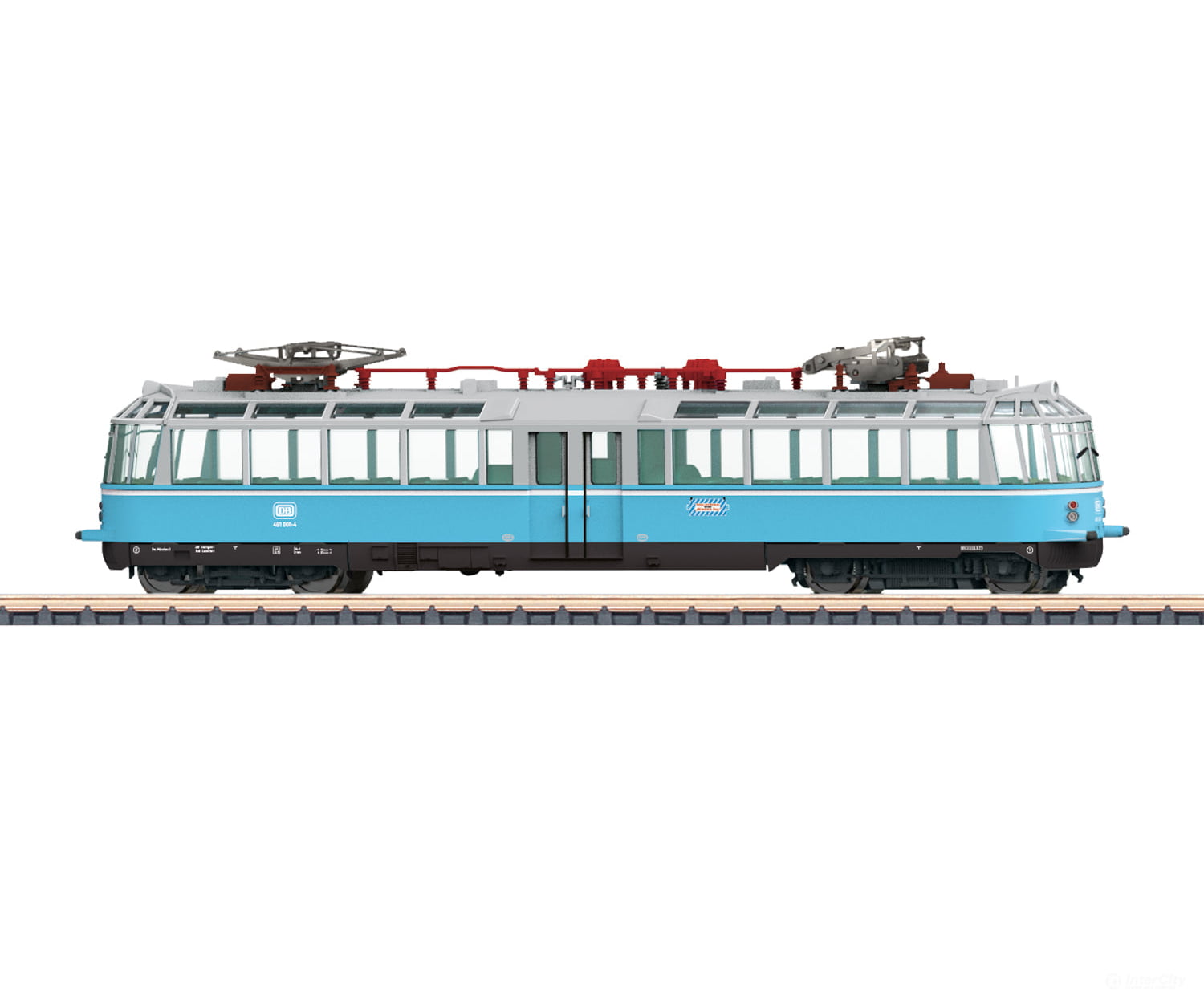 Marklin 88280 Z DB Class 491 Powered Observation Rail Car European Locomotives