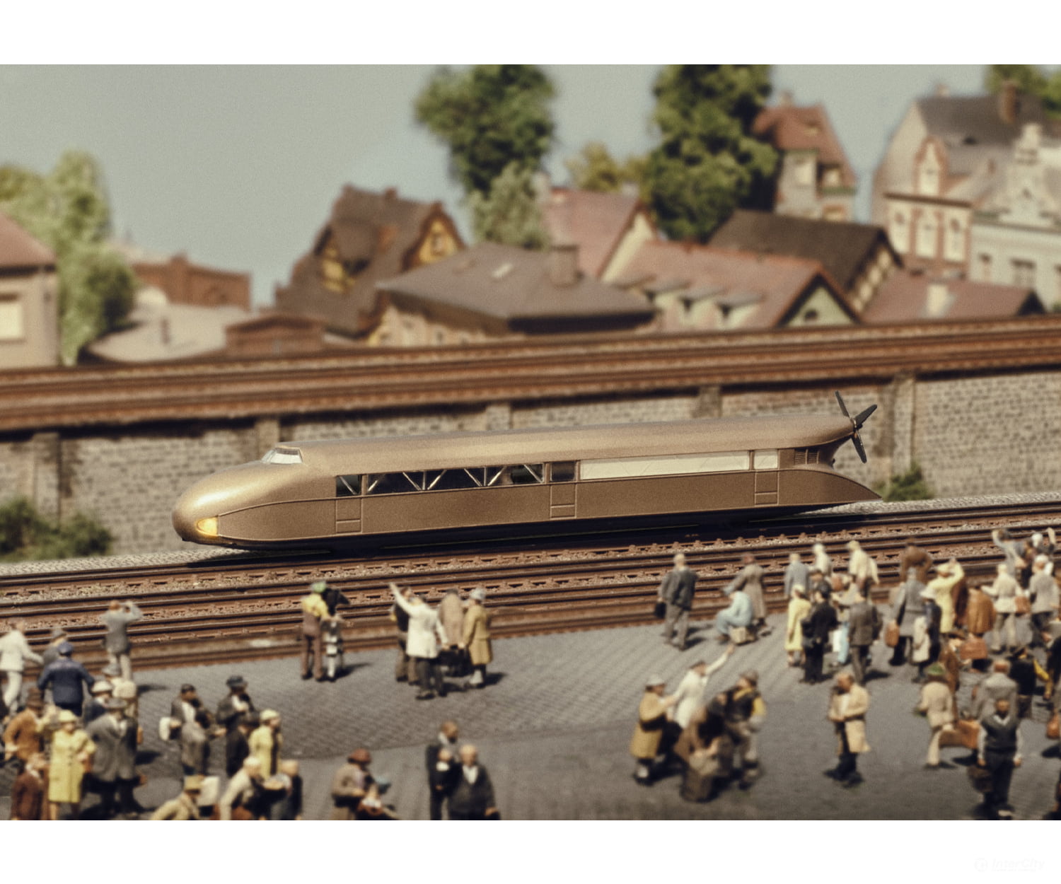 Marklin 88762 Z Rail Zeppelin Propeller-Powered Rail Car European Locomotives