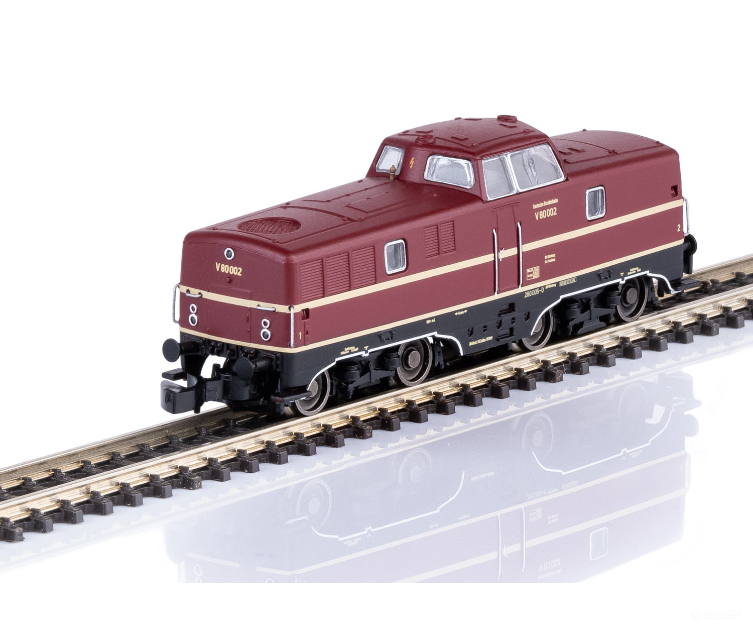 Marklin 88801 Z DB Road Diesel Locomotive Road Number V 80 002 European Locomotives