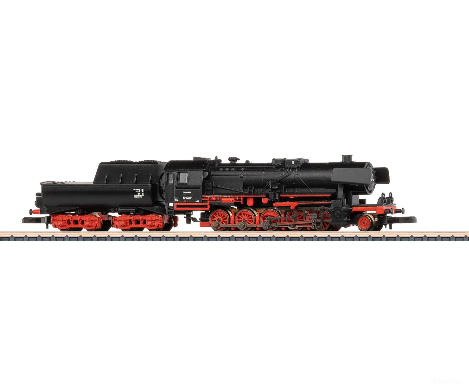 Marklin 88837 Z DB Class 52 Heavy Freight Locomotive with a Tub-Style Tender European Locomotives