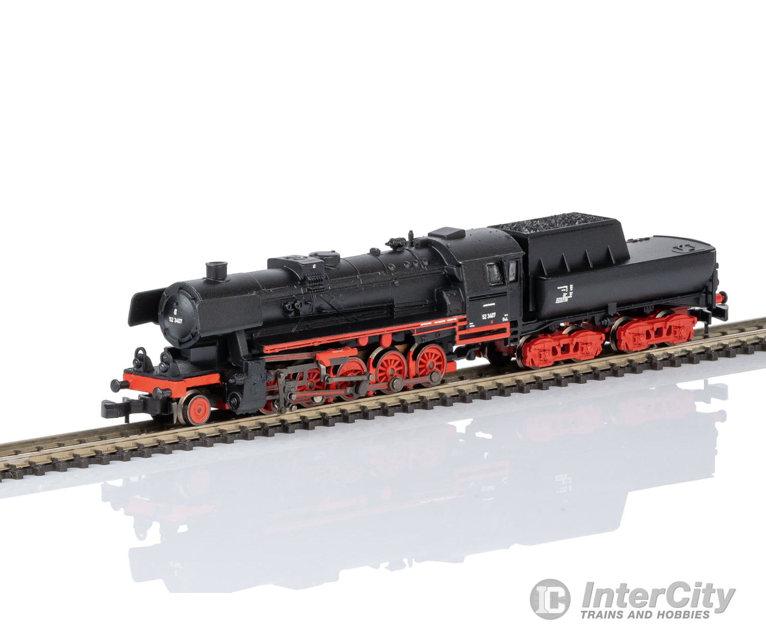 Marklin 88837 Z DB Class 52 Heavy Freight Locomotive with a Tub-Style Tender European Locomotives