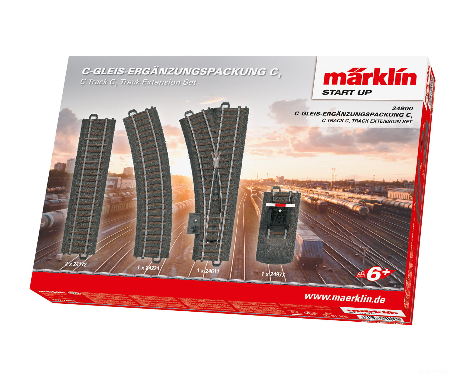 Marklin 24900 Marklin Start up - C1 C Track Extension Set - Default Title (IC-MARK-24900)