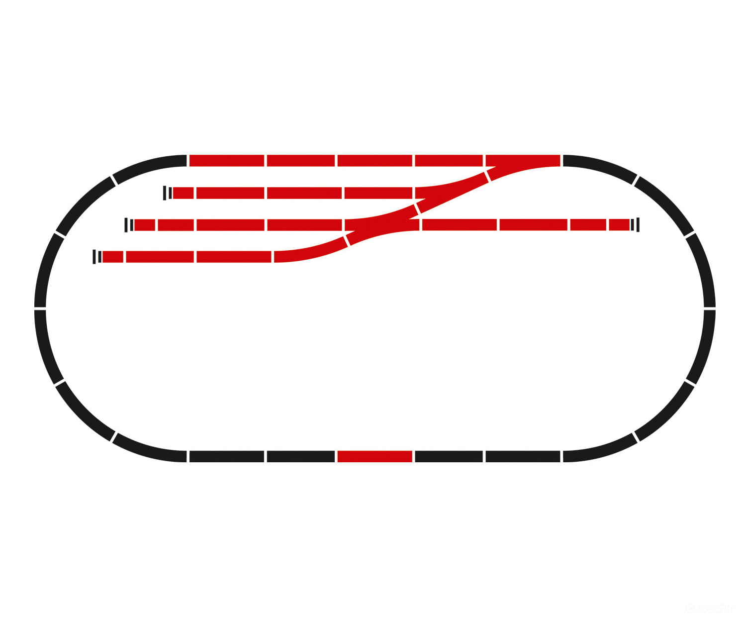 Marklin 24905 Marklin Start up - C Track C5 Track Extension Set - Default Title (IC-MARK-24905)