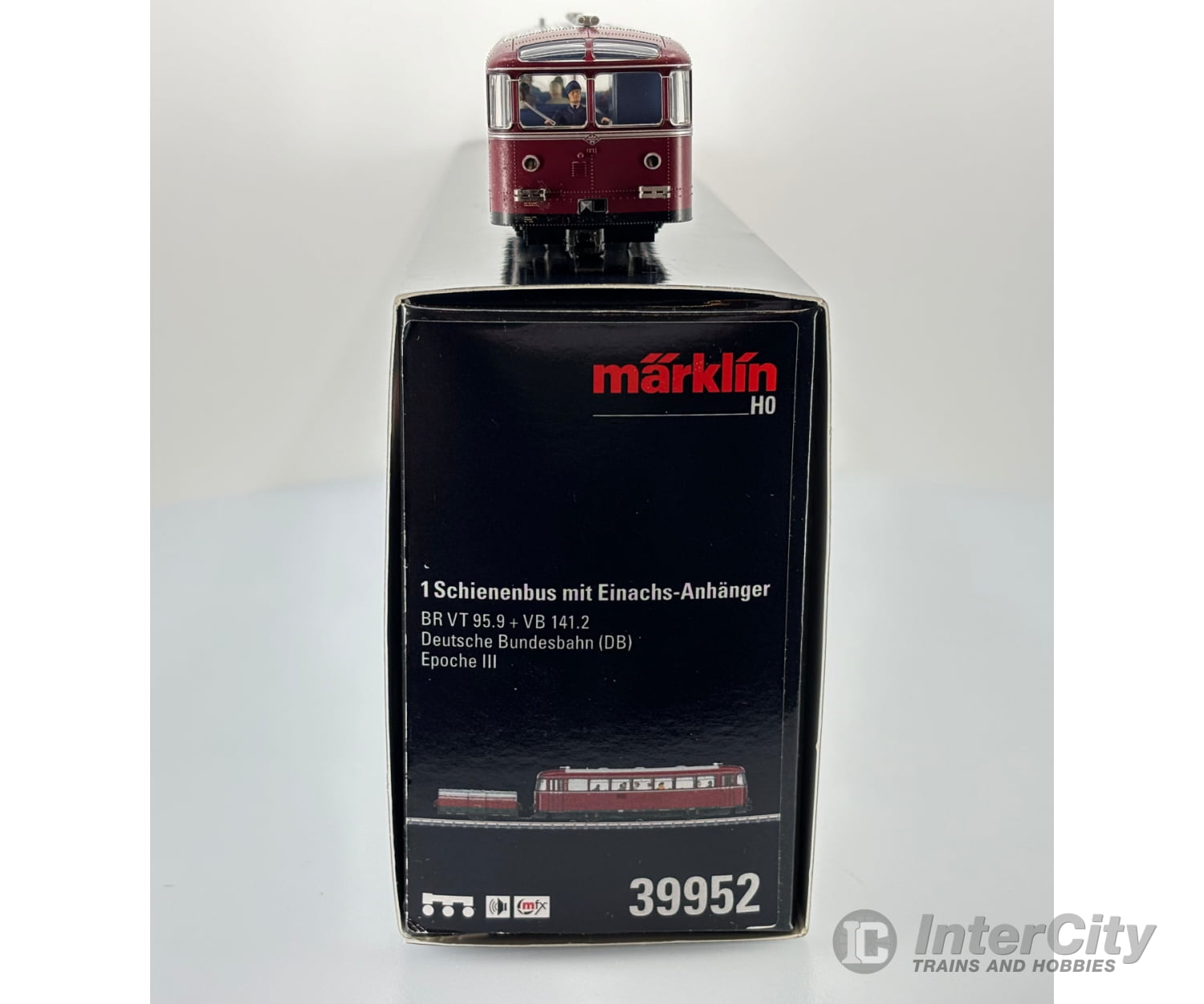 Marklin Ho 39952 Class Vt 95.9 Rail Bus W/Single-Axle Trailer Mfx + Digital Sound - Insider Edition