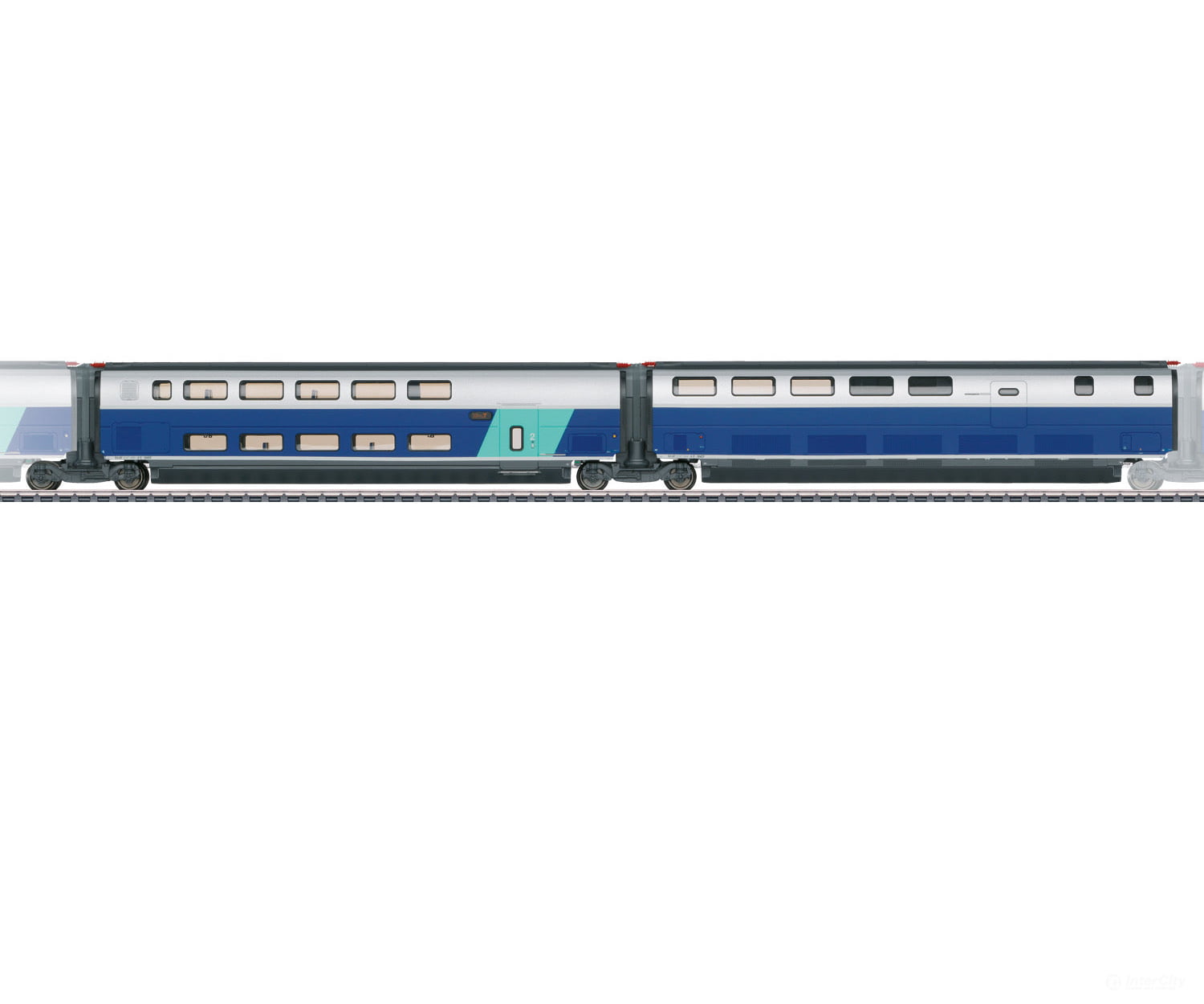 Marklin 43443 SNCF Add-On Car Set 3 for the TGV Euroduplex - Default Title (IC-MARK-43443)