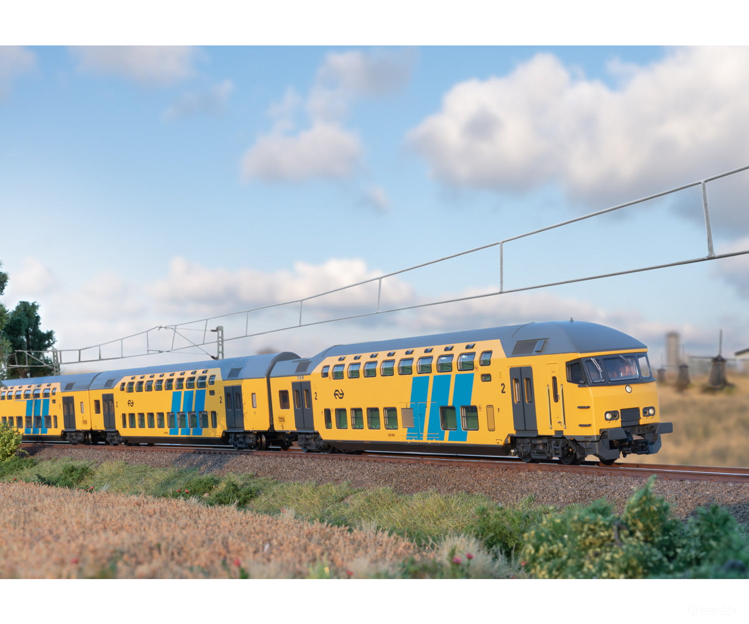 Marklin 43579 NS Bi-Level Cab Control Car, 2nd Class - Default Title (IC-MARK-43579)