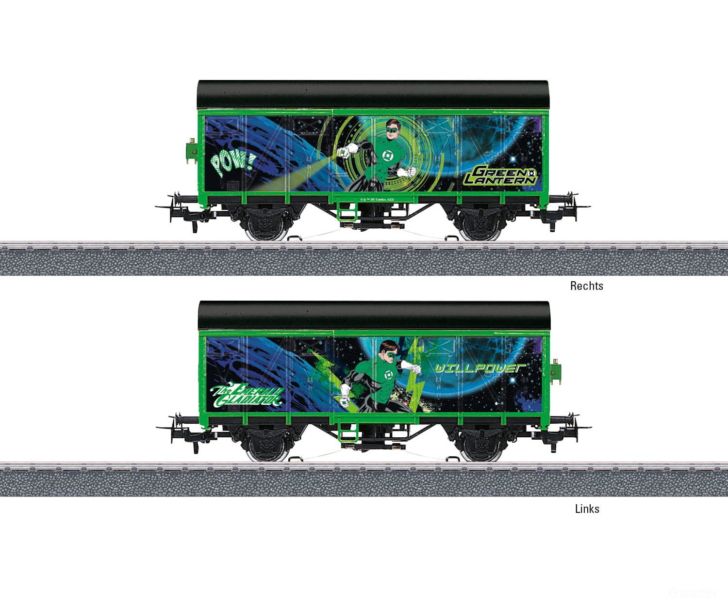 Marklin 44830 Marklin Start up - Green Lantern Boxcar - Default Title (IC-MARK-44830)