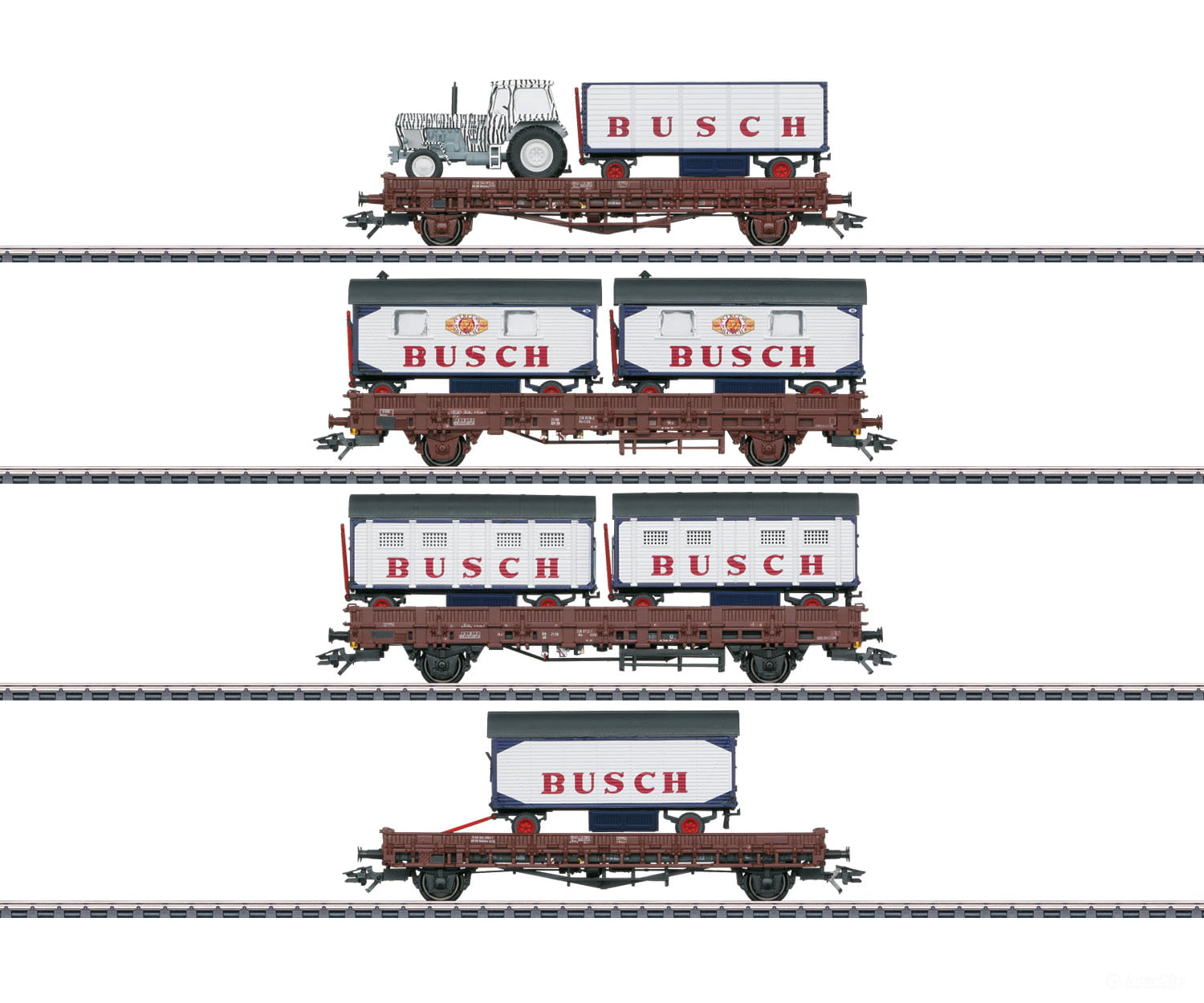 Marklin 45040 Circus Busch Freight Car Set - Default Title (IC-MARK-45040)